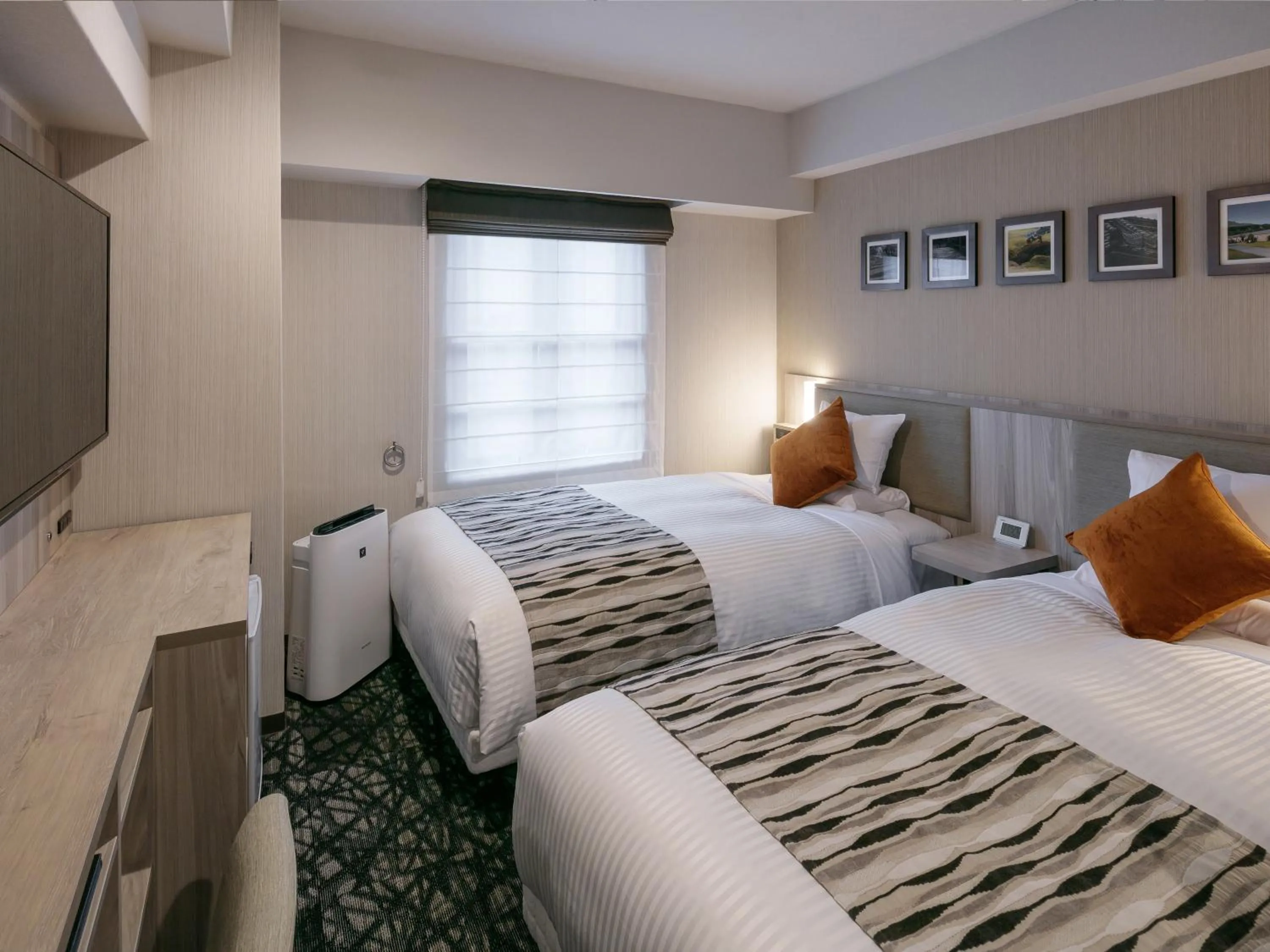 Photo of the whole room, Bed in Hotel Mystays Kagoshima Tenmonkan Annex