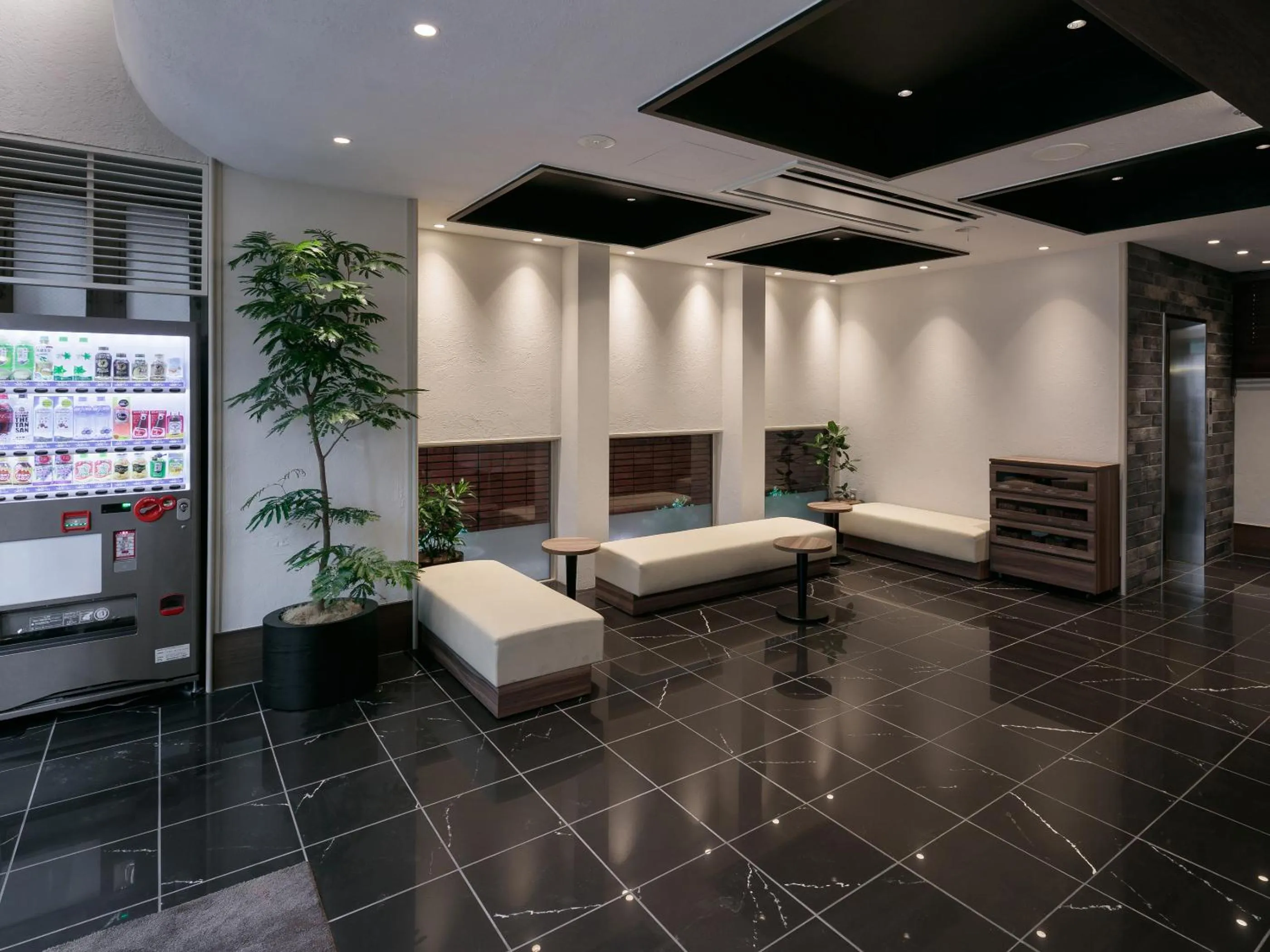 Lobby or reception in Hotel Mystays Kagoshima Tenmonkan Annex