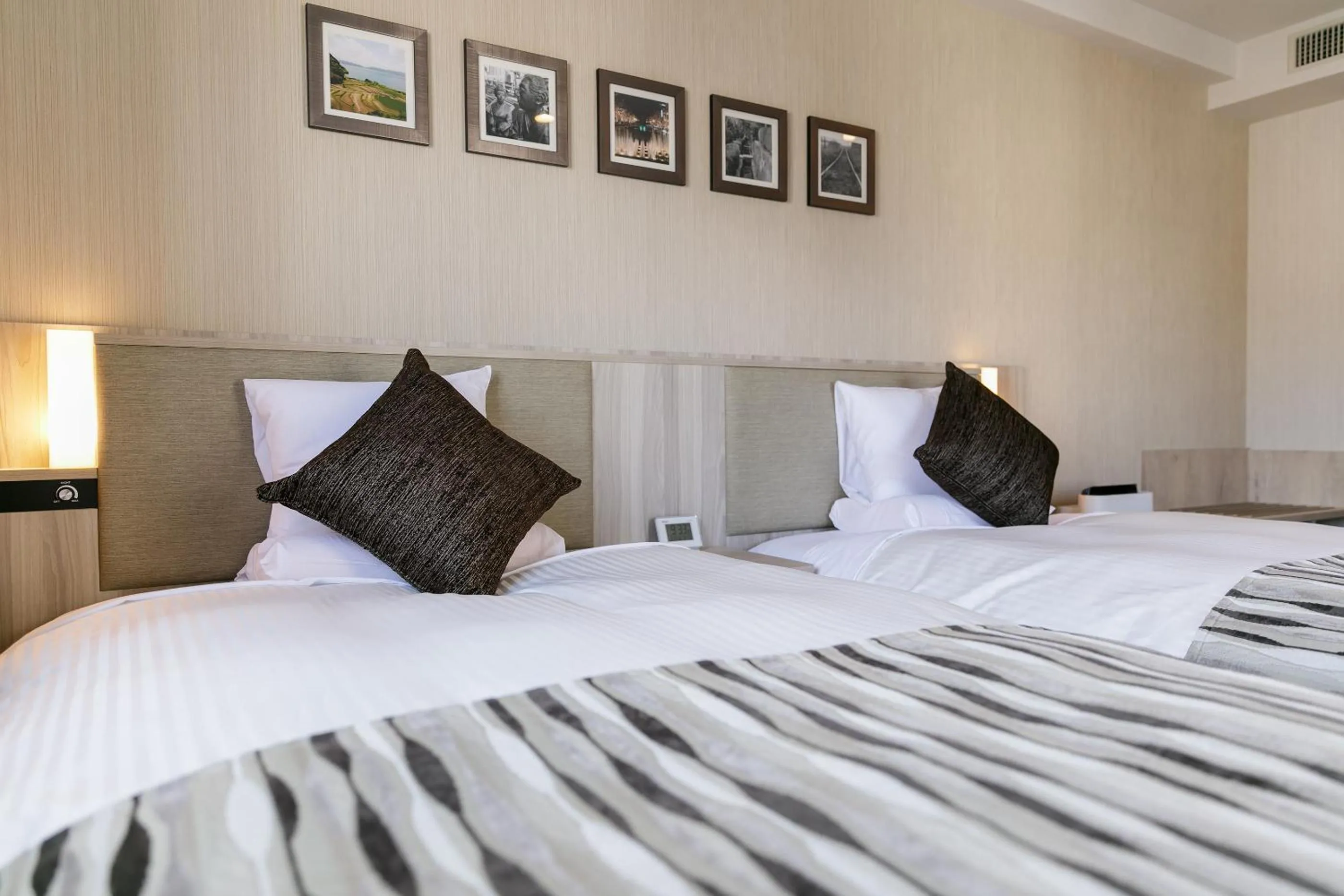 Photo of the whole room, Bed in Hotel Mystays Kagoshima Tenmonkan Annex