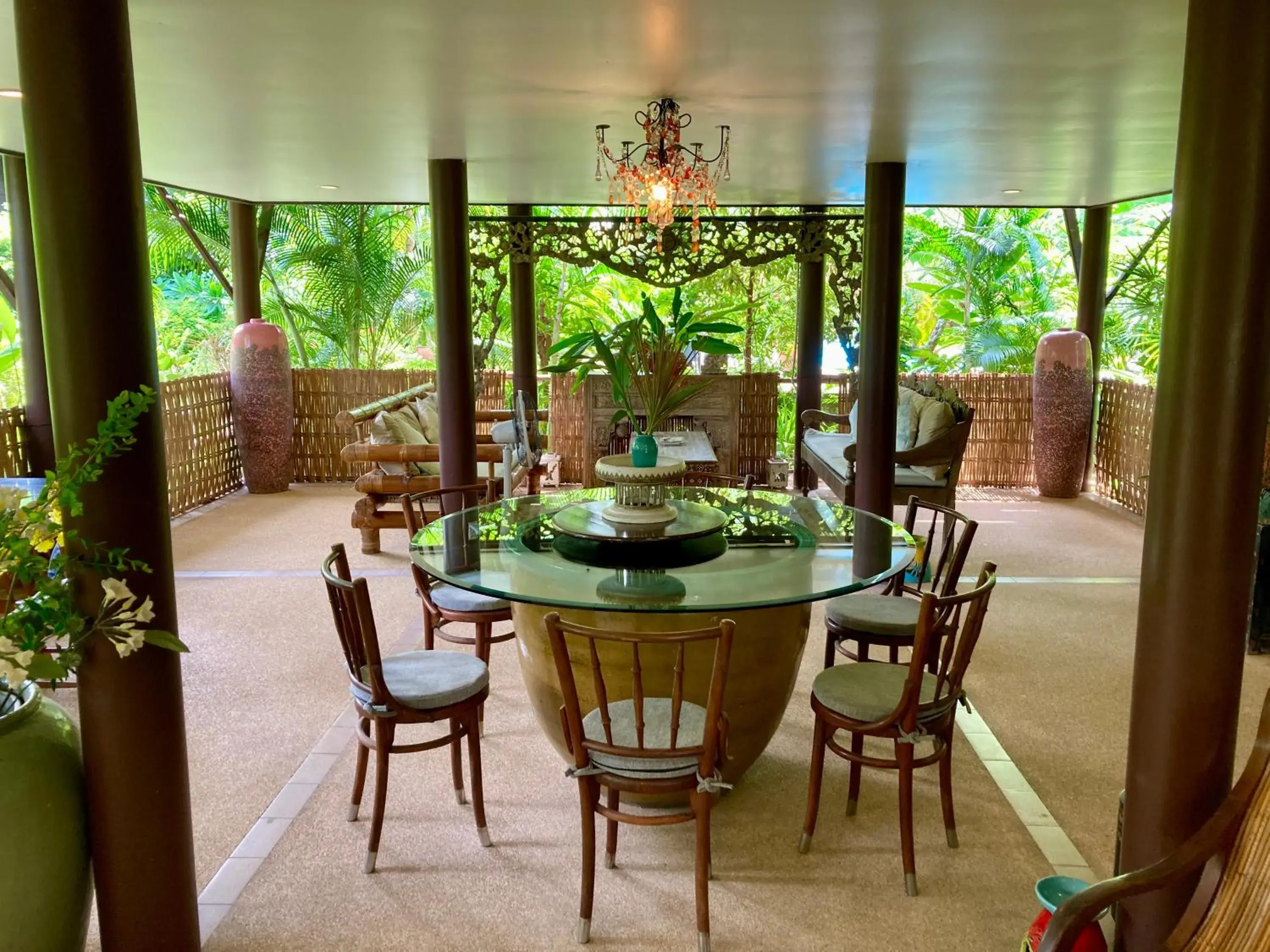 Living room in Ban Kaew Villas Living room in Ban Kaew Villas