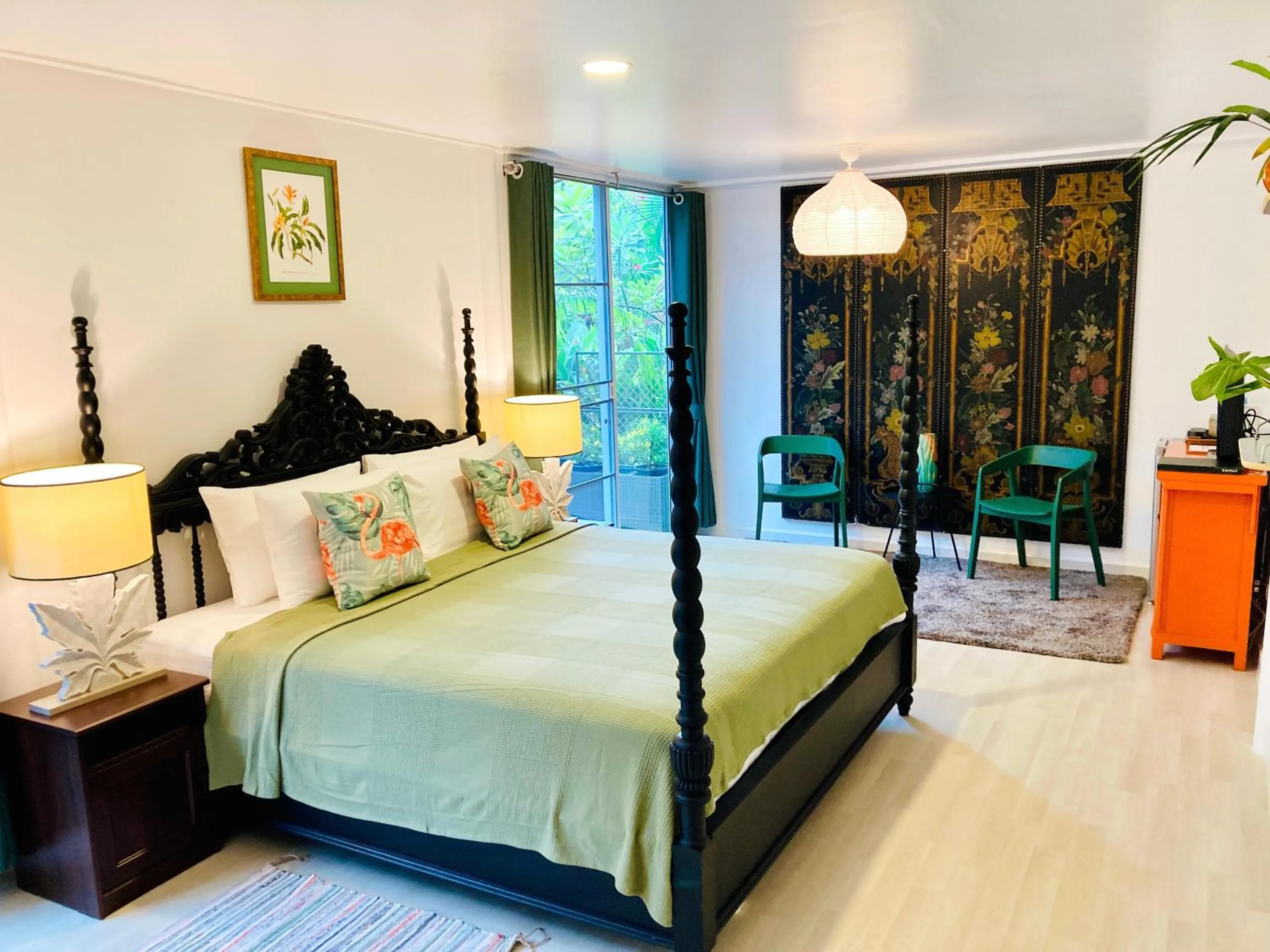 Bed in Ban Kaew Villas