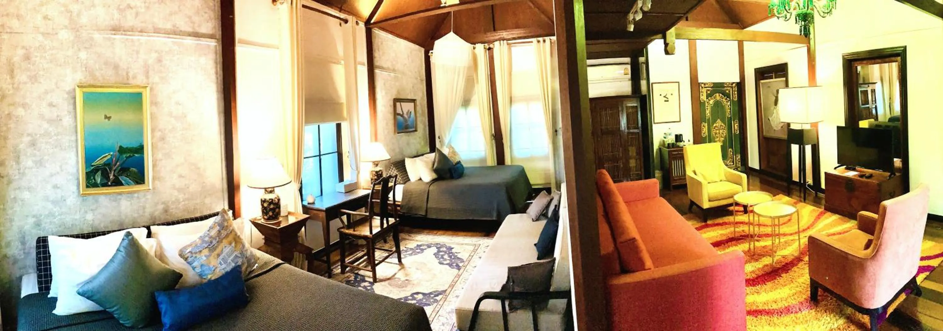 Seating area in Ban Kaew Villas