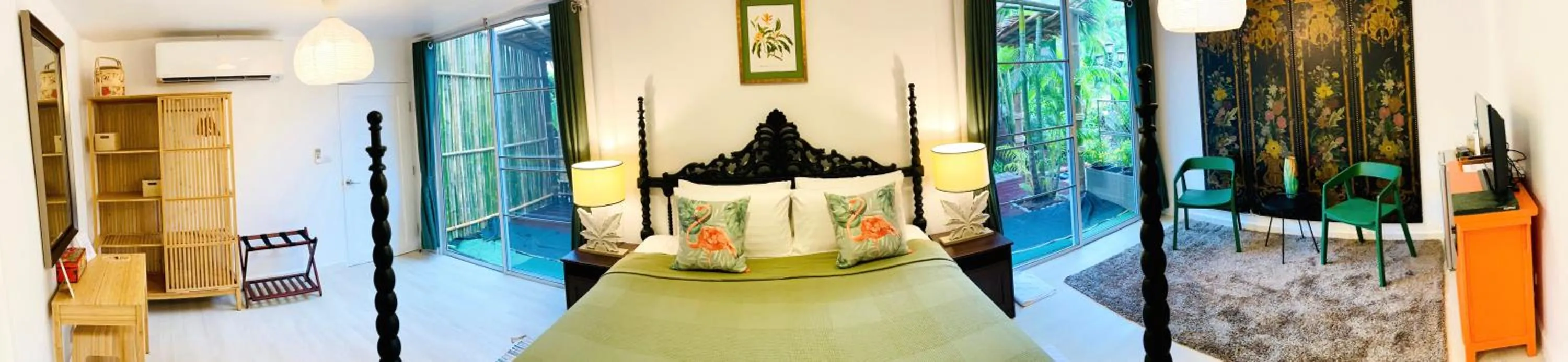 Bed in Ban Kaew Villas