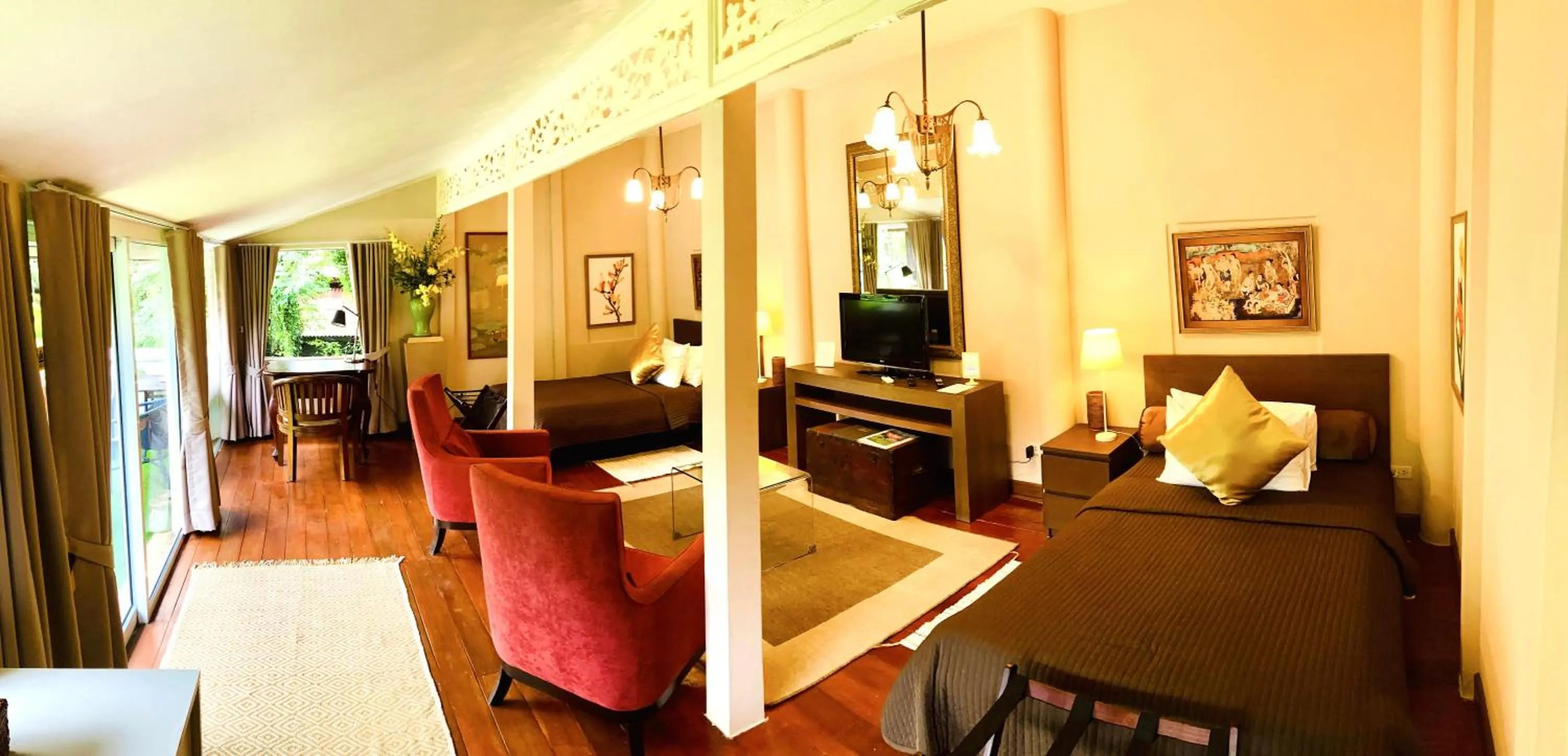 Seating area in Ban Kaew Villas