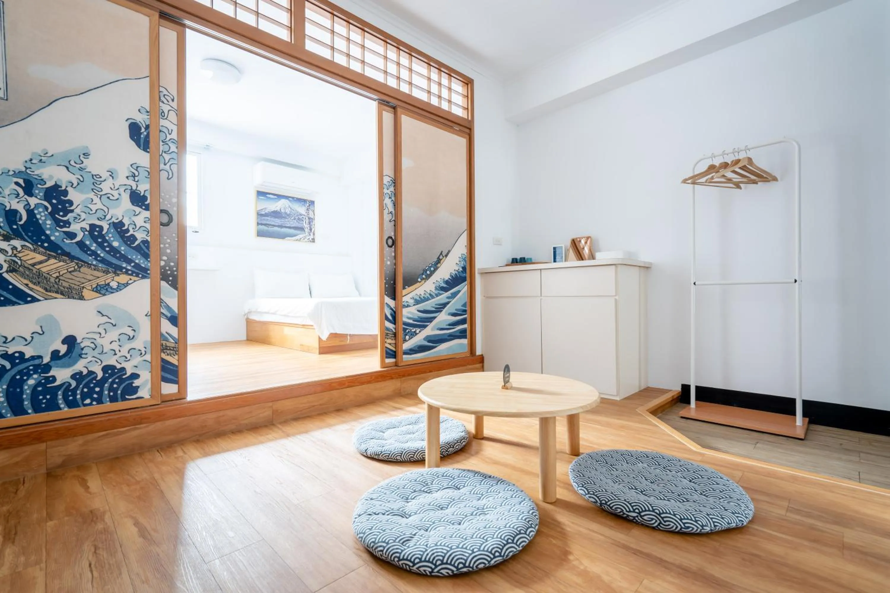 Living room in Utopia Hostel