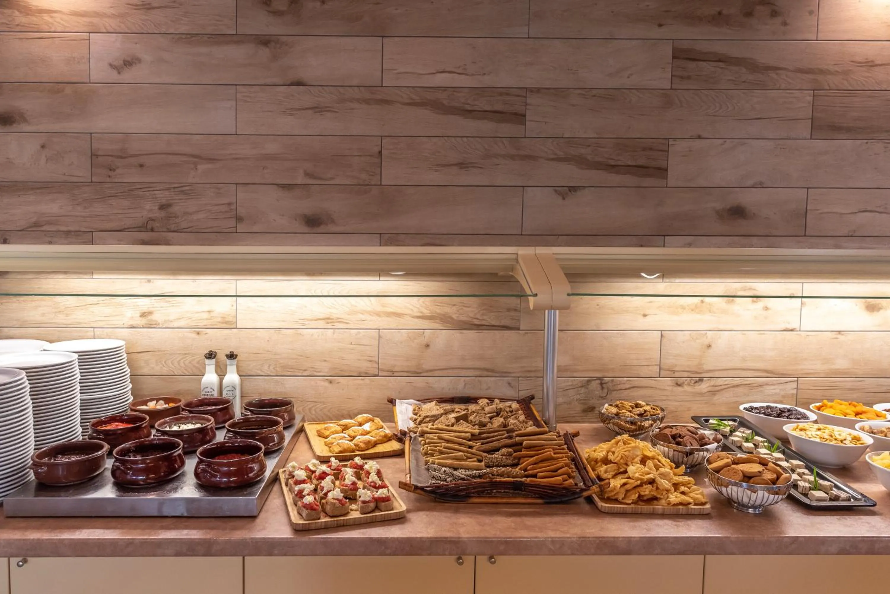 Buffet breakfast in Eurohotel Theo Hotel