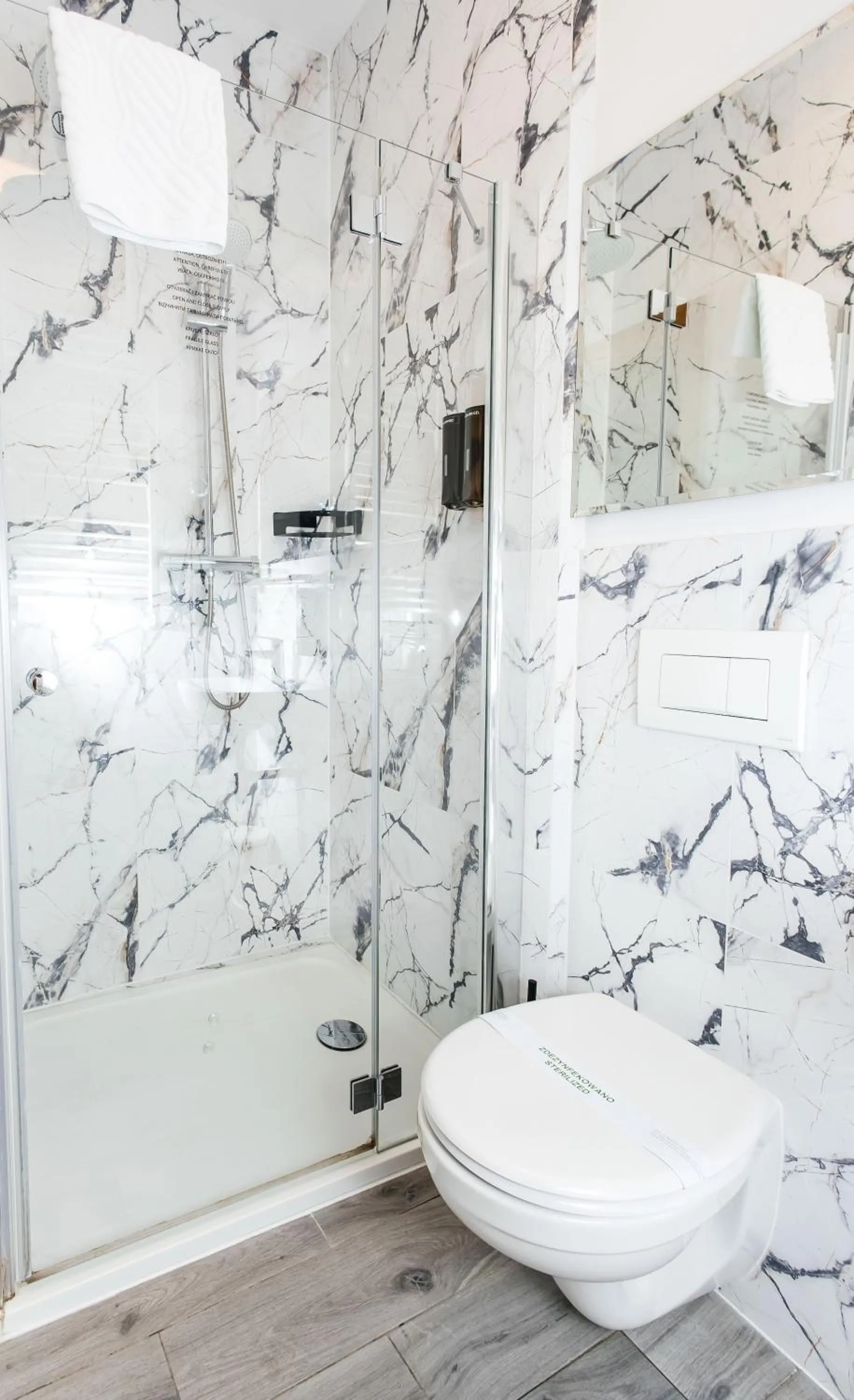 Shower in Elegant Apartments