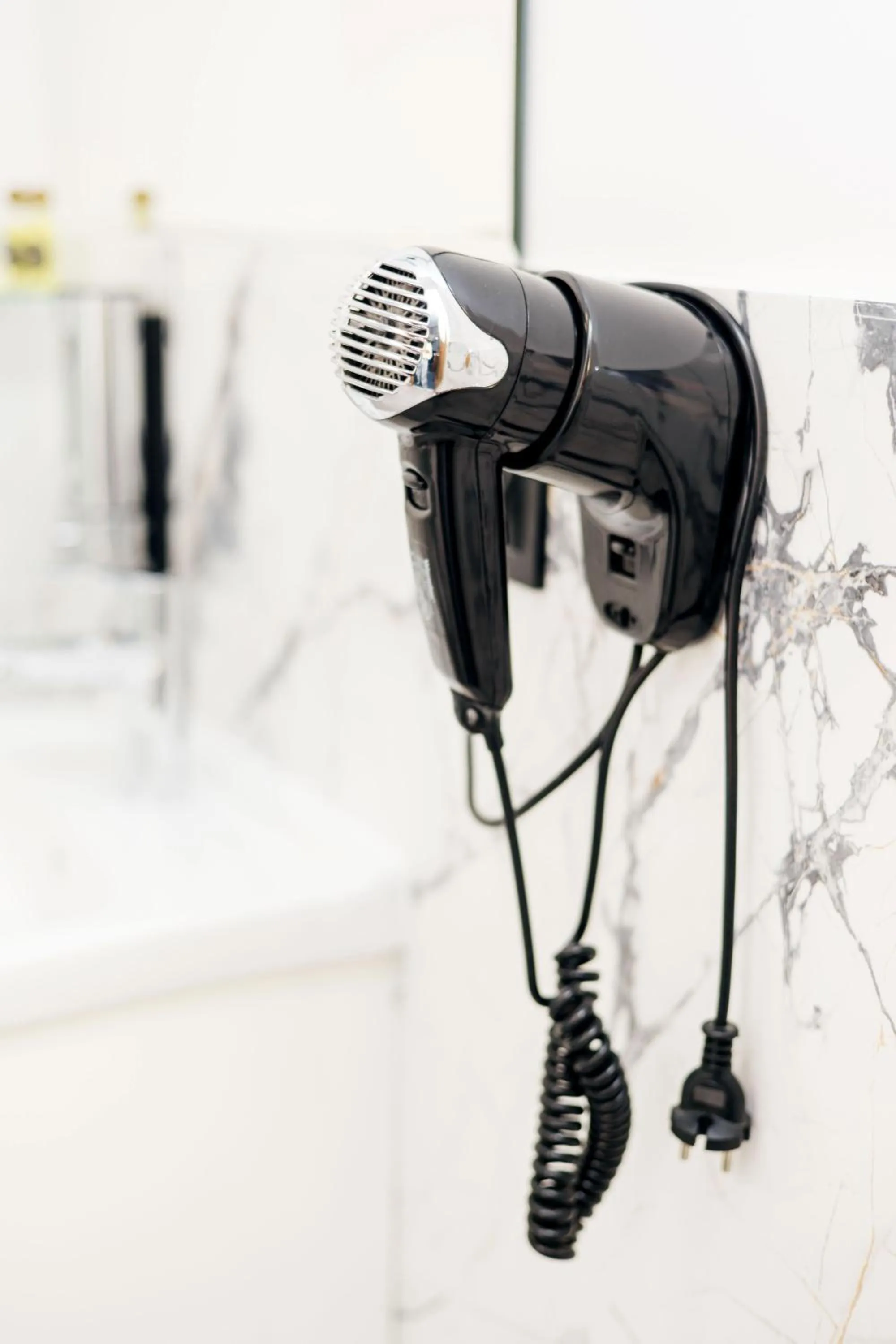 hair dryier in Elegant Apartments