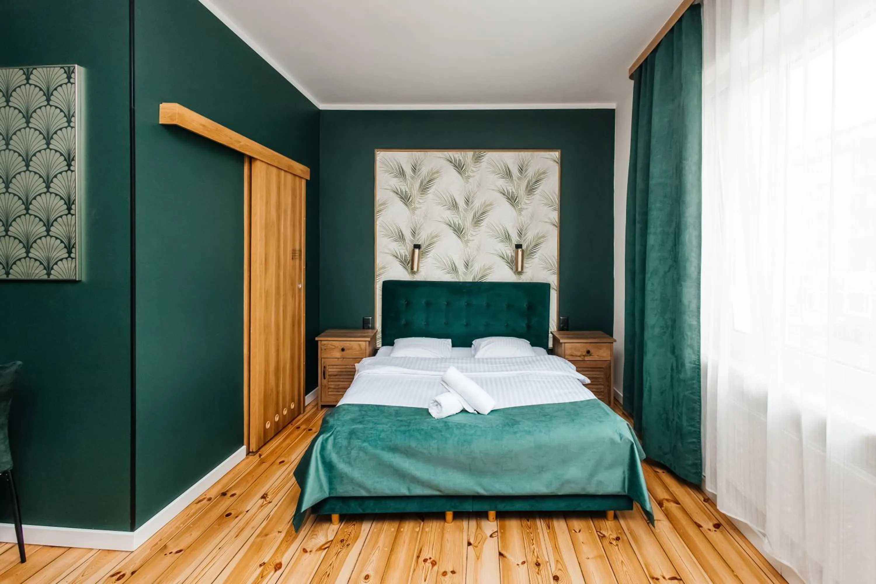 Bed in Elegant Apartments