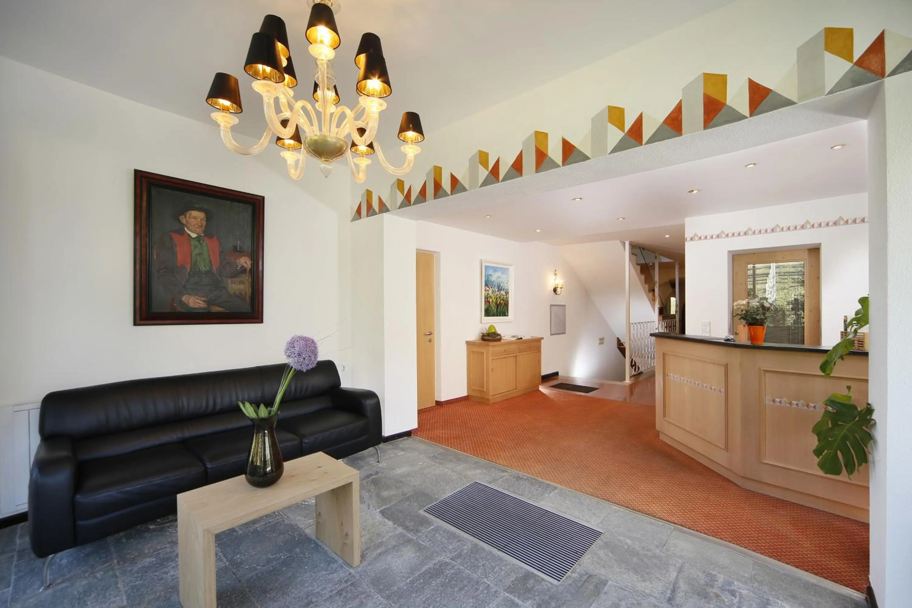 Lobby or reception in Parkhotel Tirolerhof