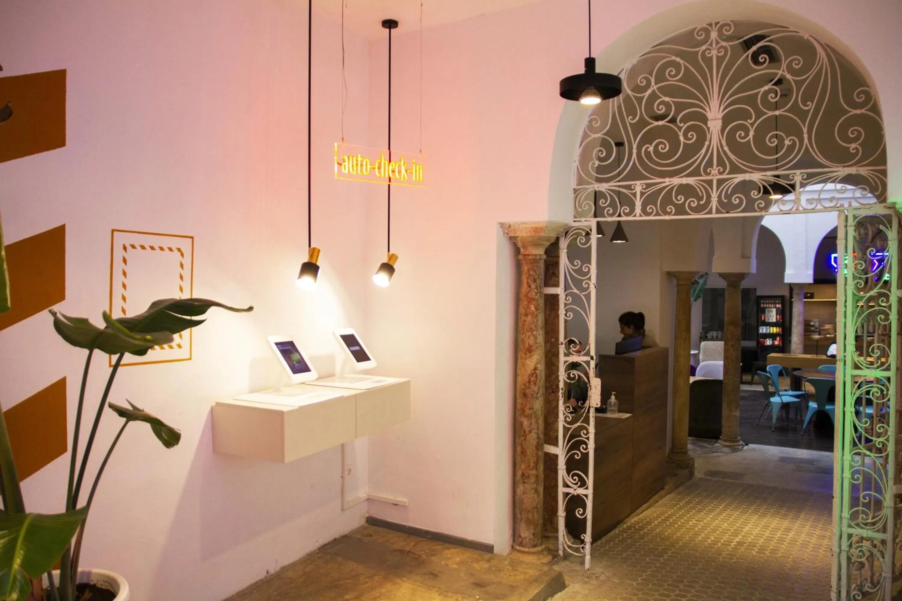 Lobby or reception in room00 Salvador Hostel