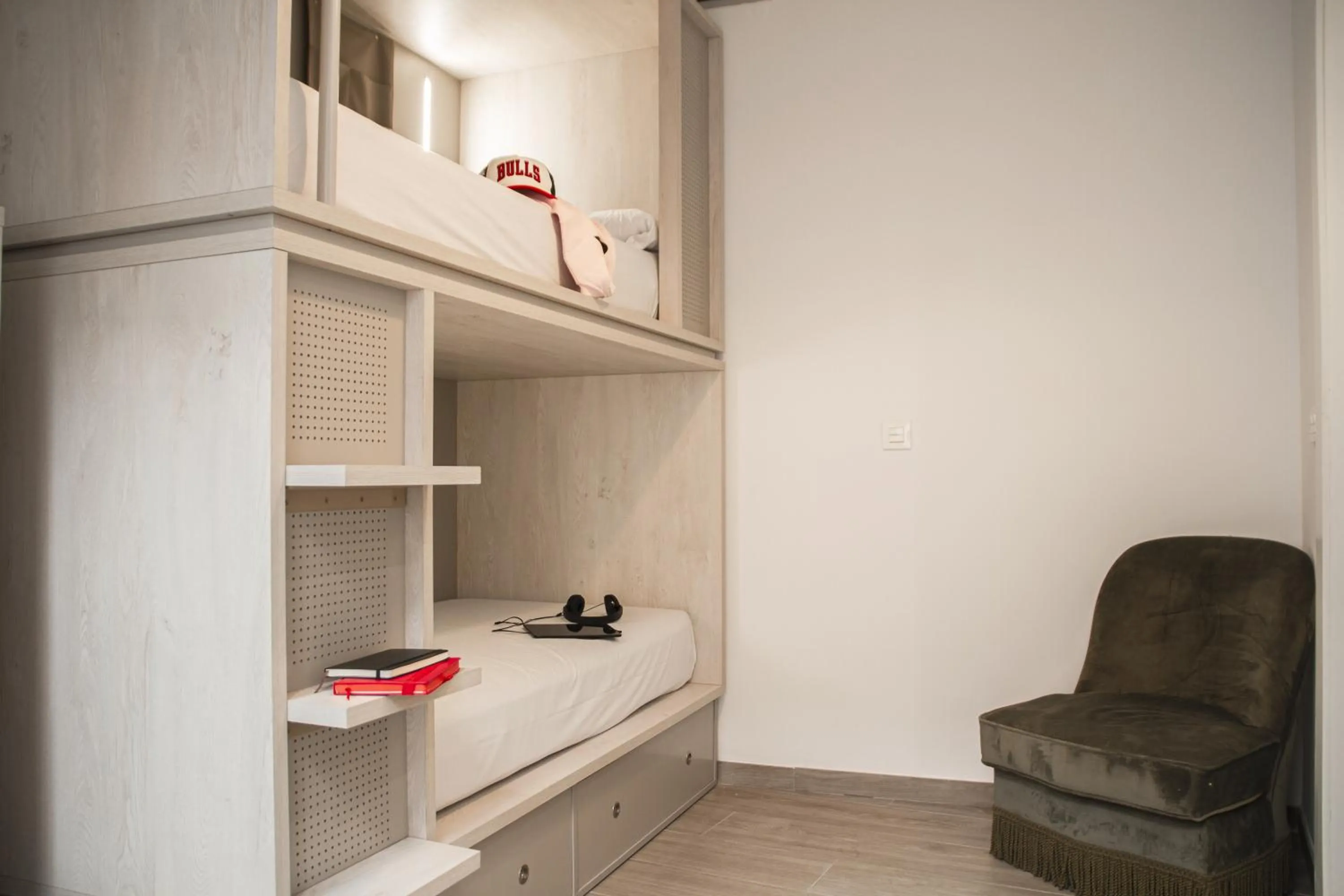 bunk bed in room00 Salvador Hostel