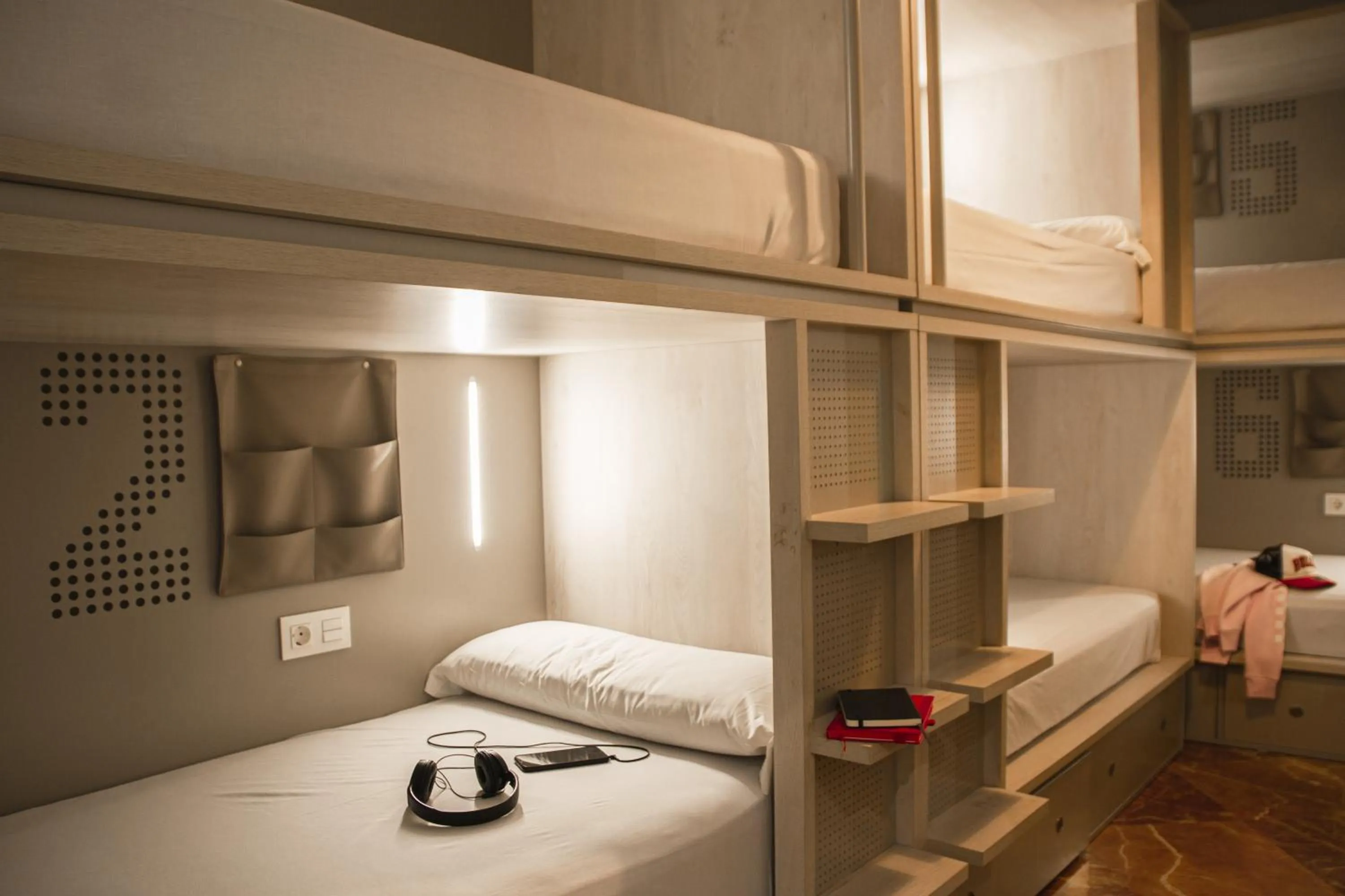 Bed in room00 Salvador Hostel