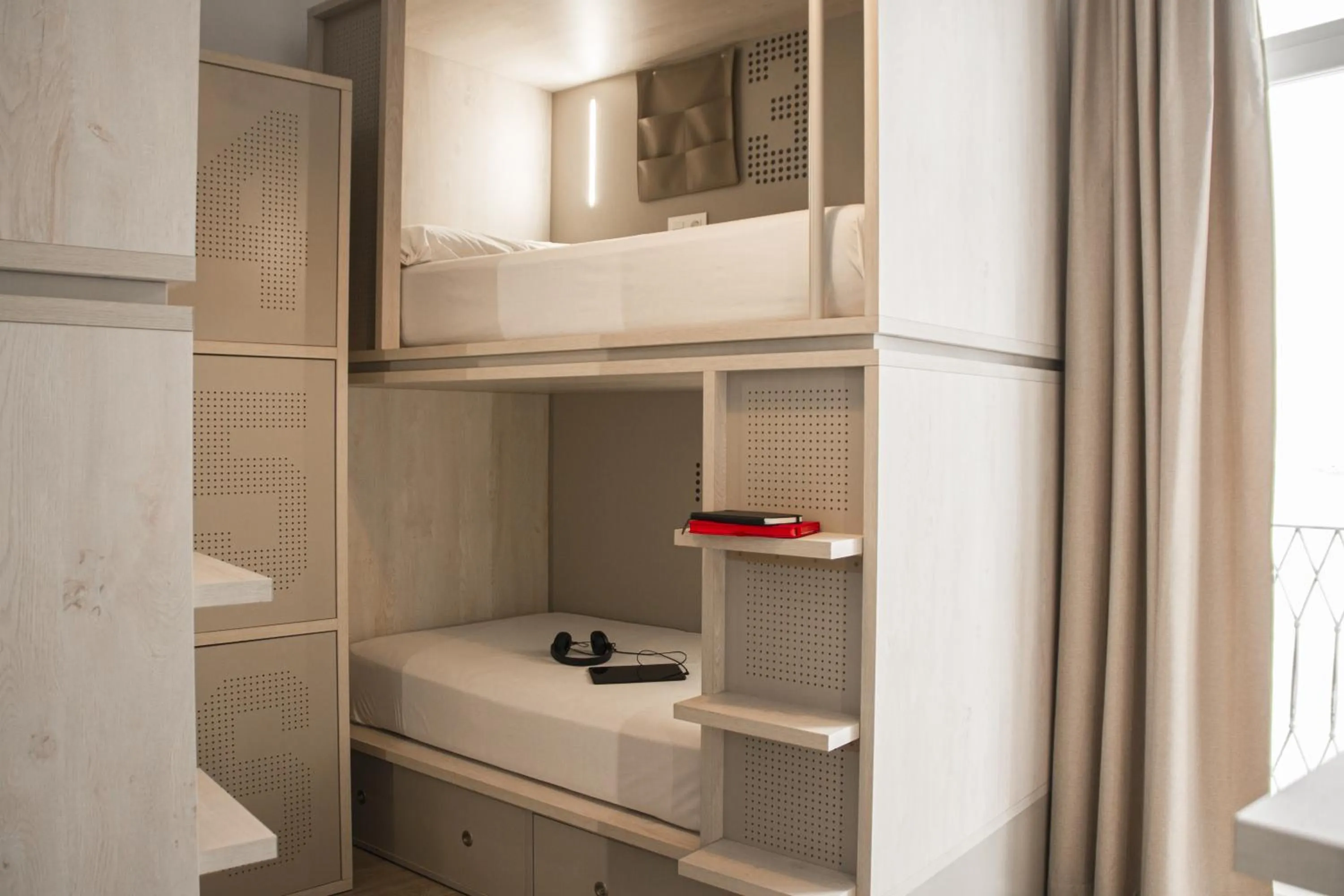 Bed in room00 Salvador Hostel