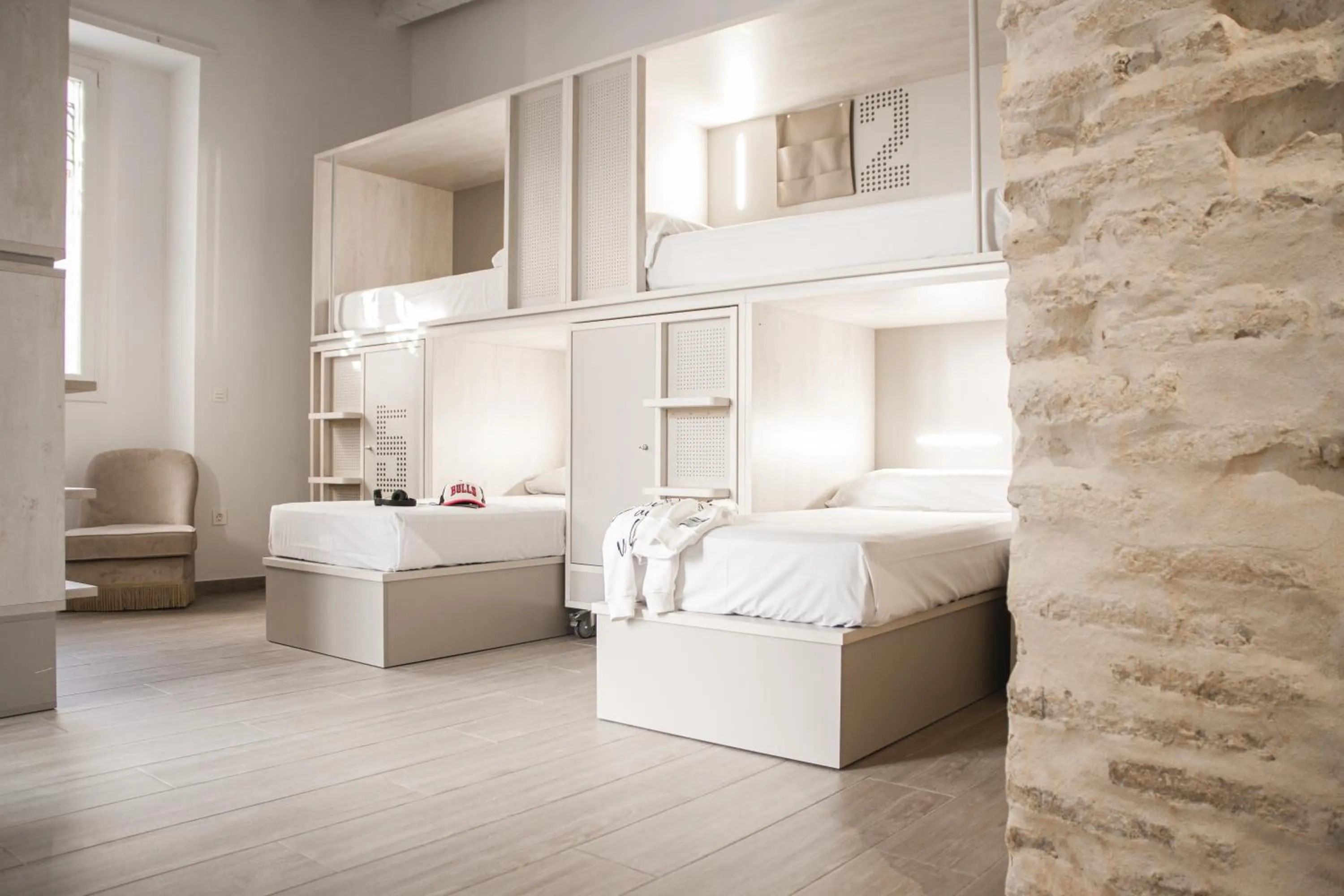 Bed in room00 Salvador Hostel