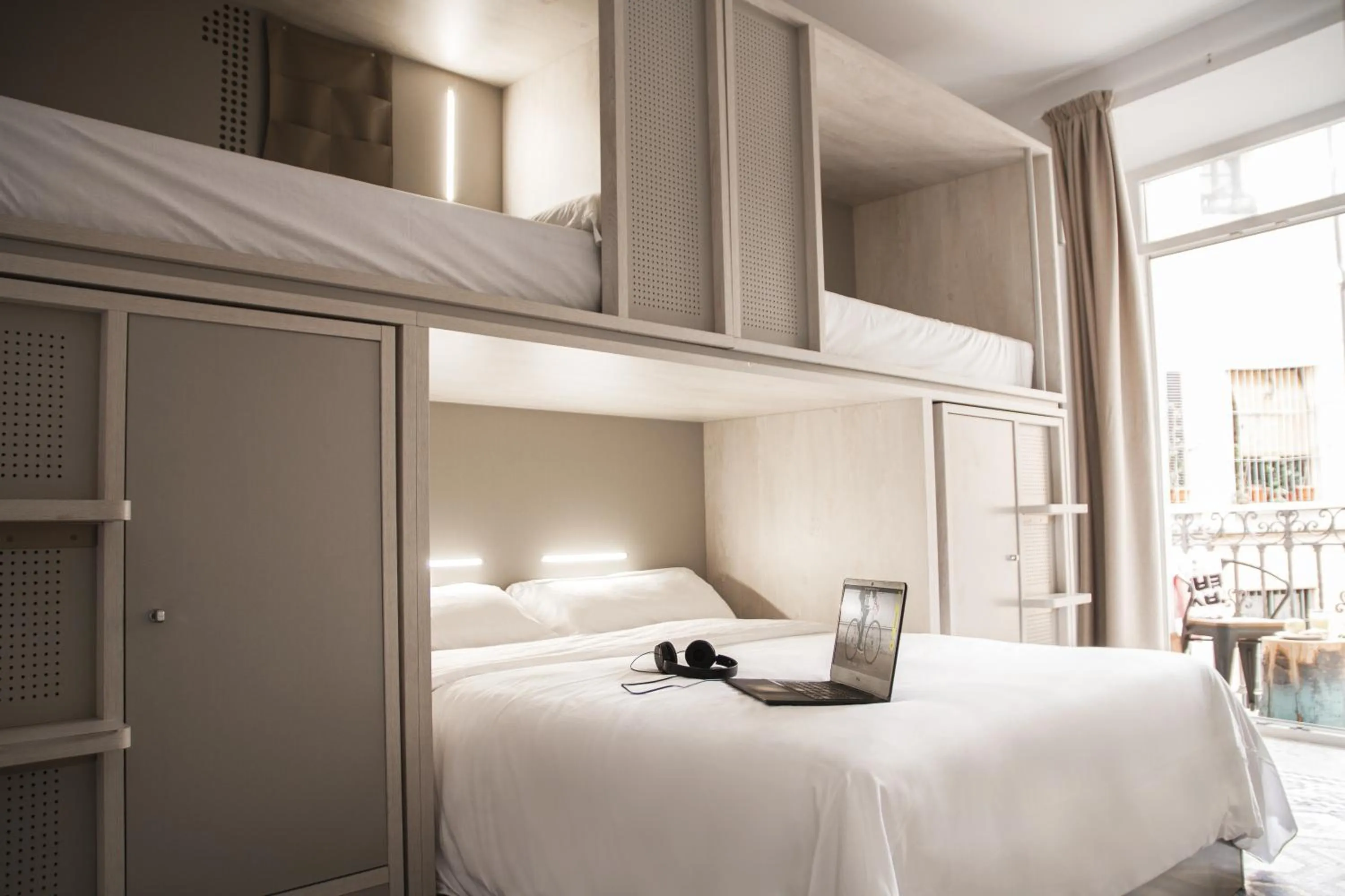 Bed in room00 Salvador Hostel