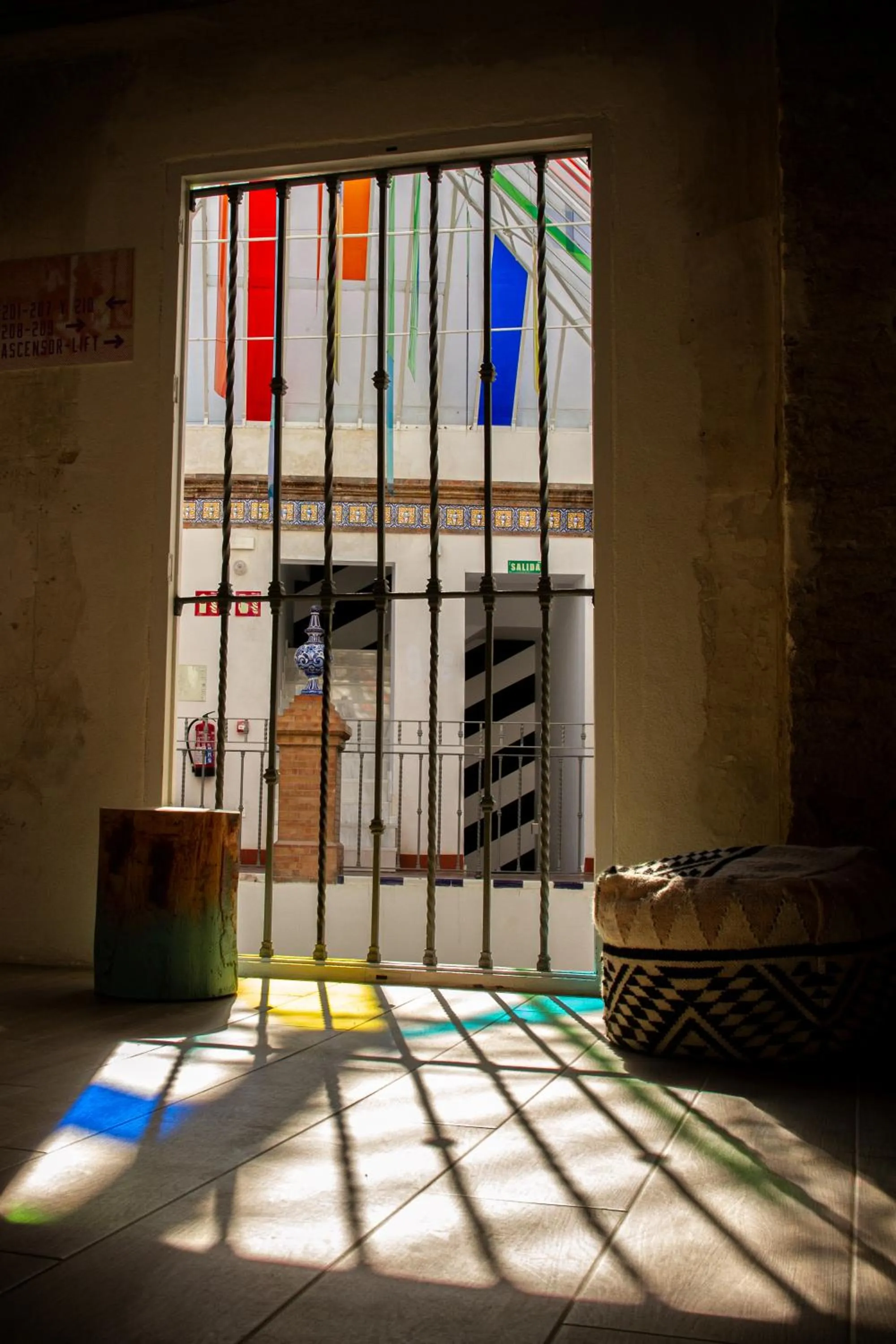 Living room in room00 Salvador Hostel