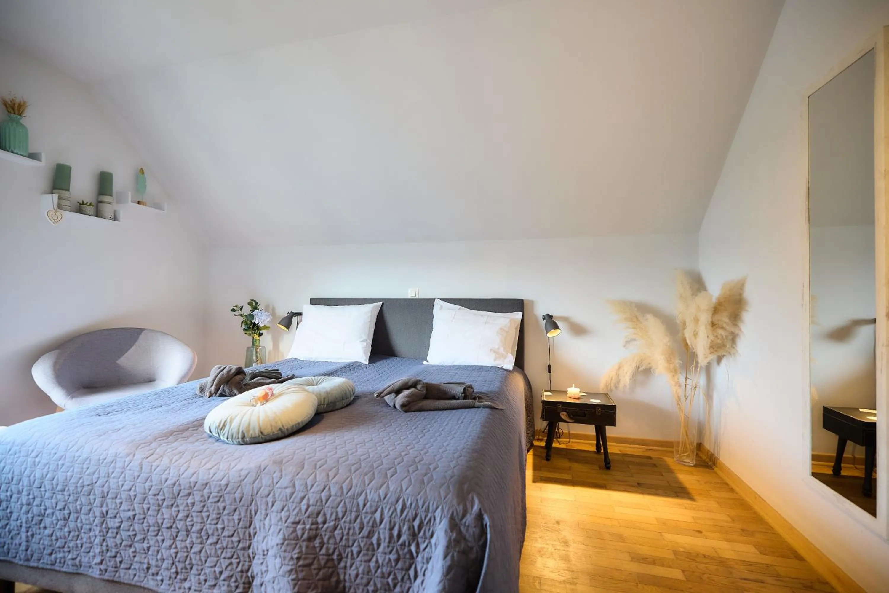 Bed in Villa Cecha B&b &Wellness