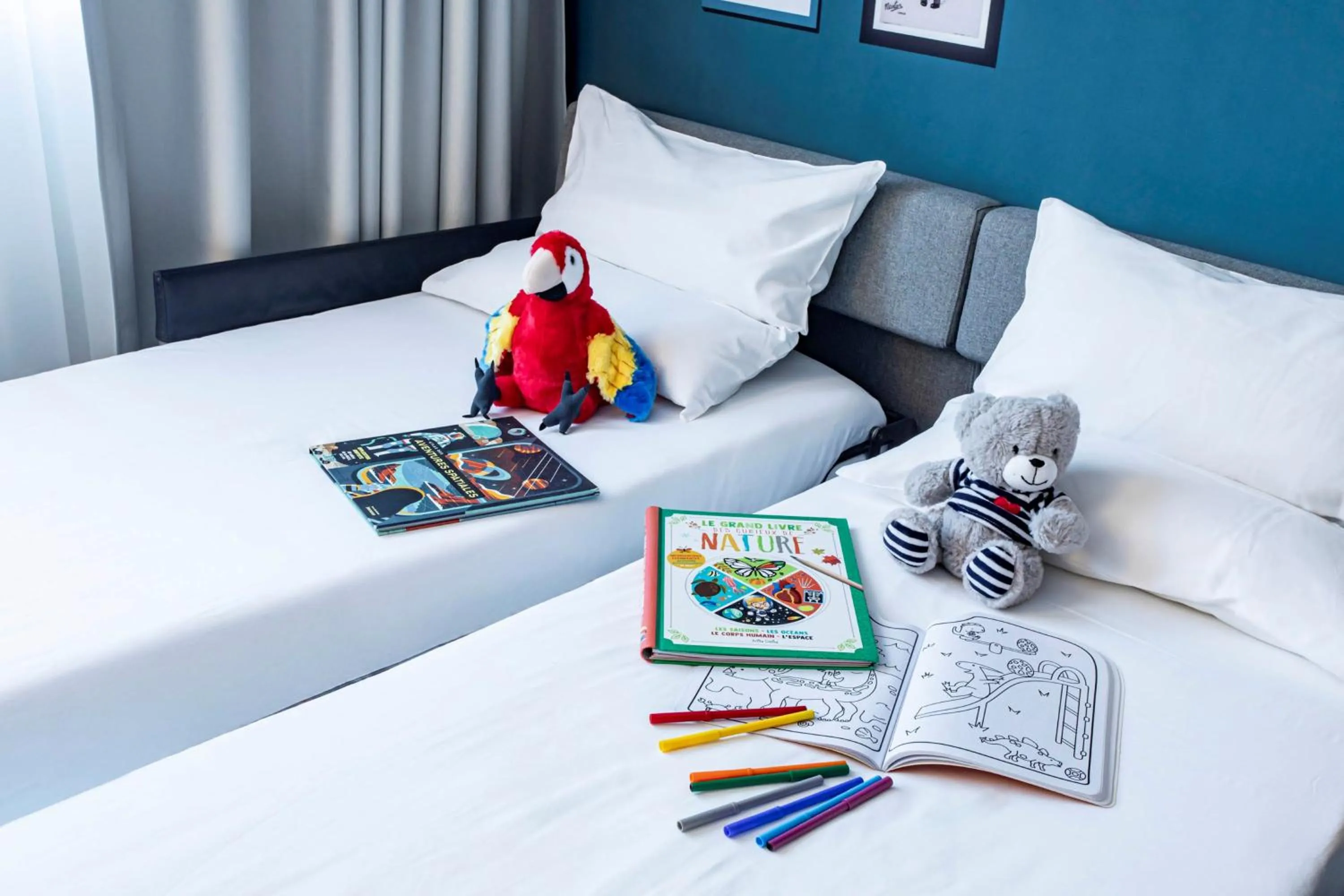 Bed in Novotel Beaune