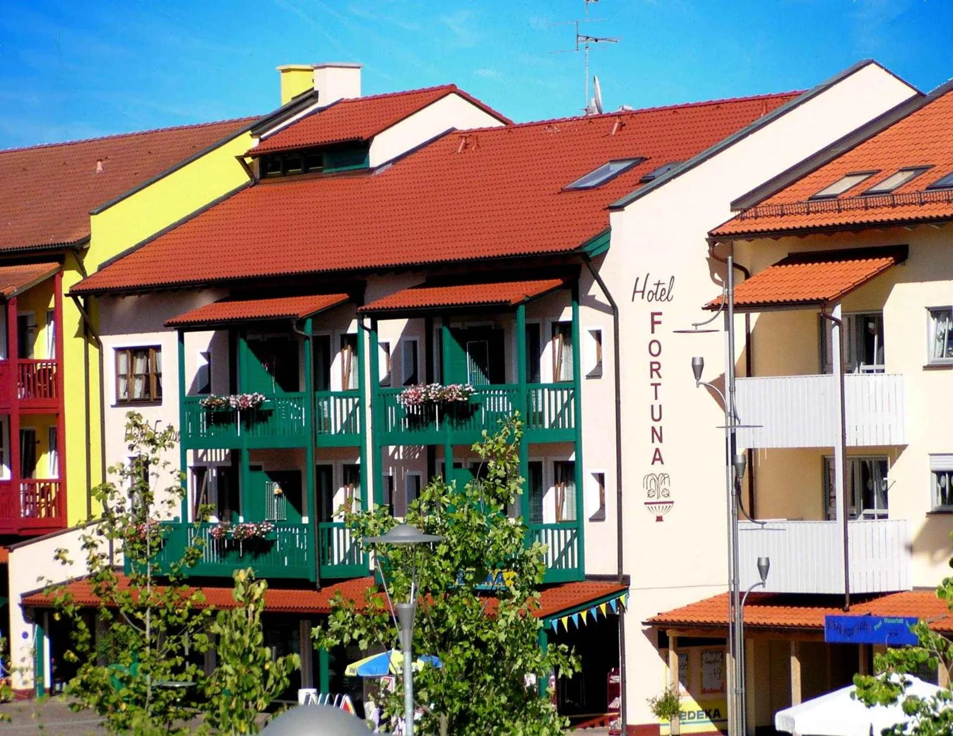Property building in Hotel Fortuna