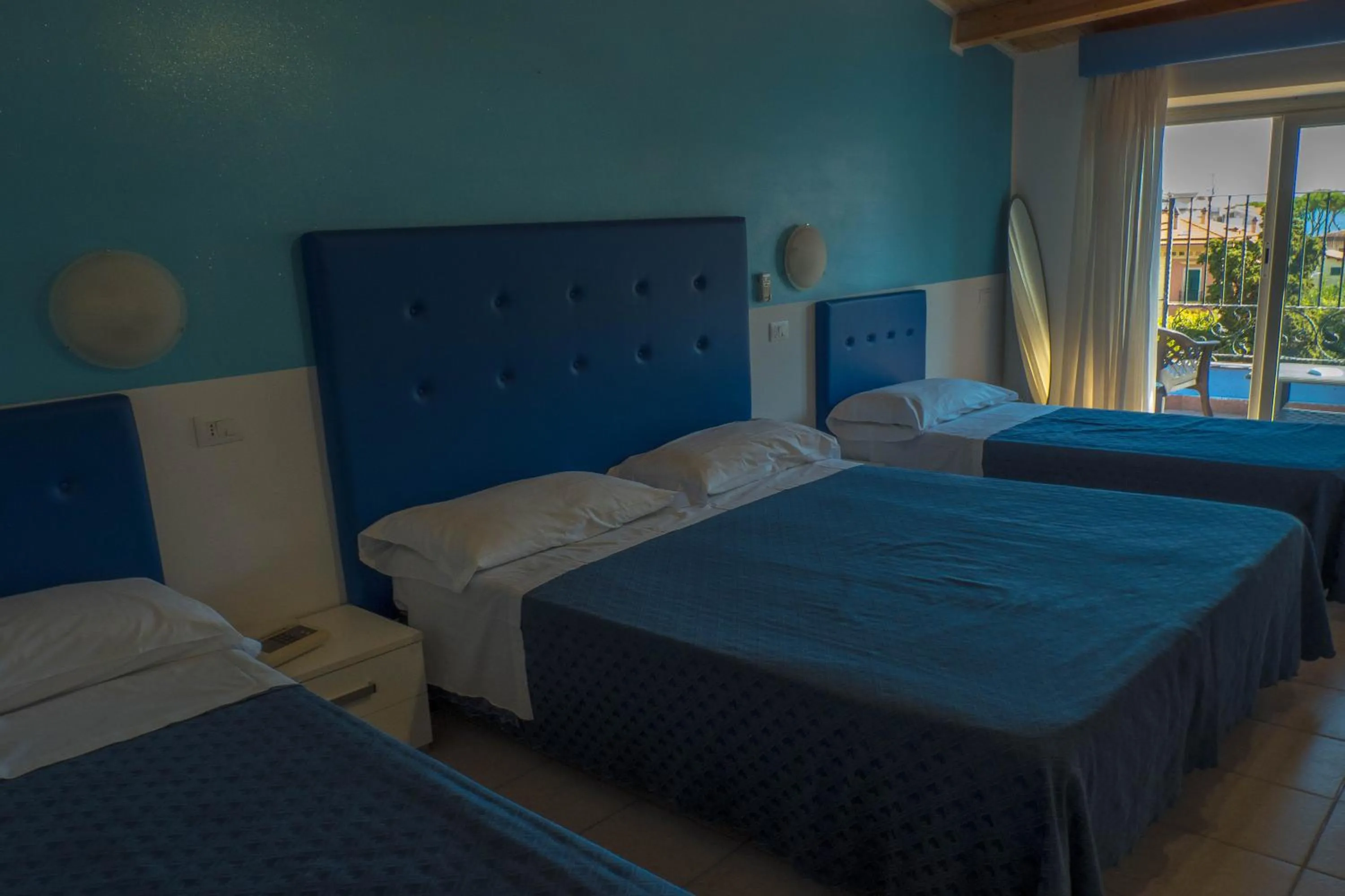 Bed in Hotel Albatros