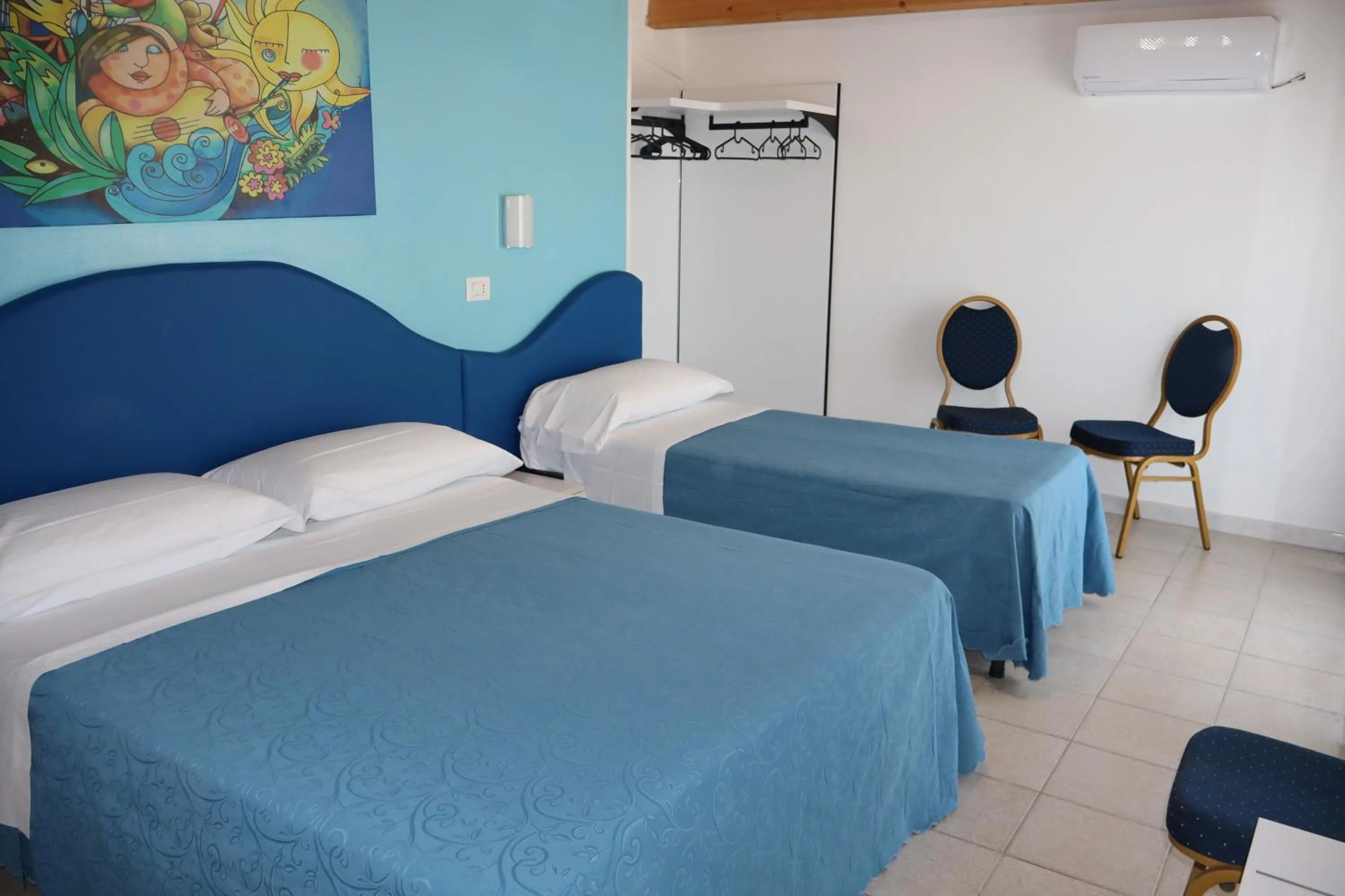 Bed in Hotel Albatros