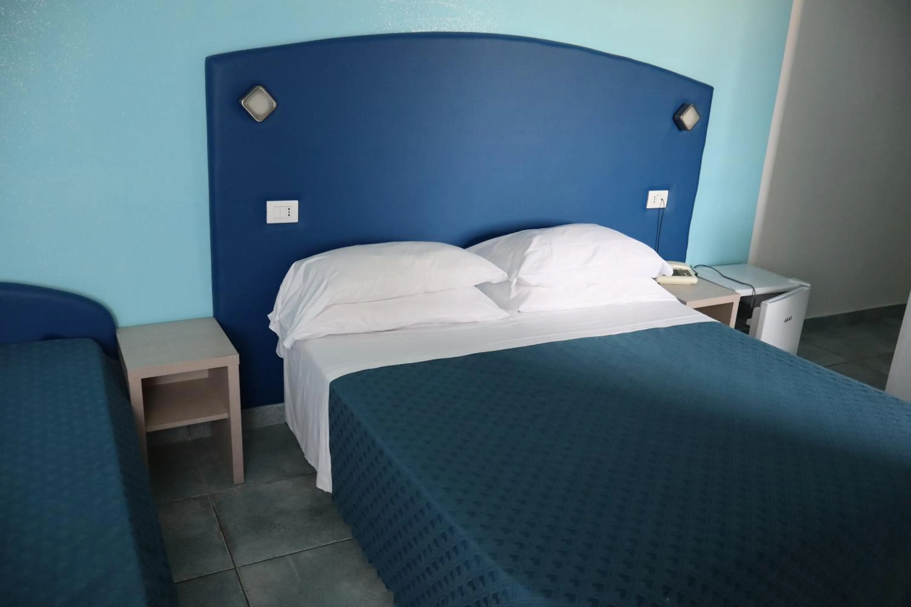 Bed in Hotel Albatros