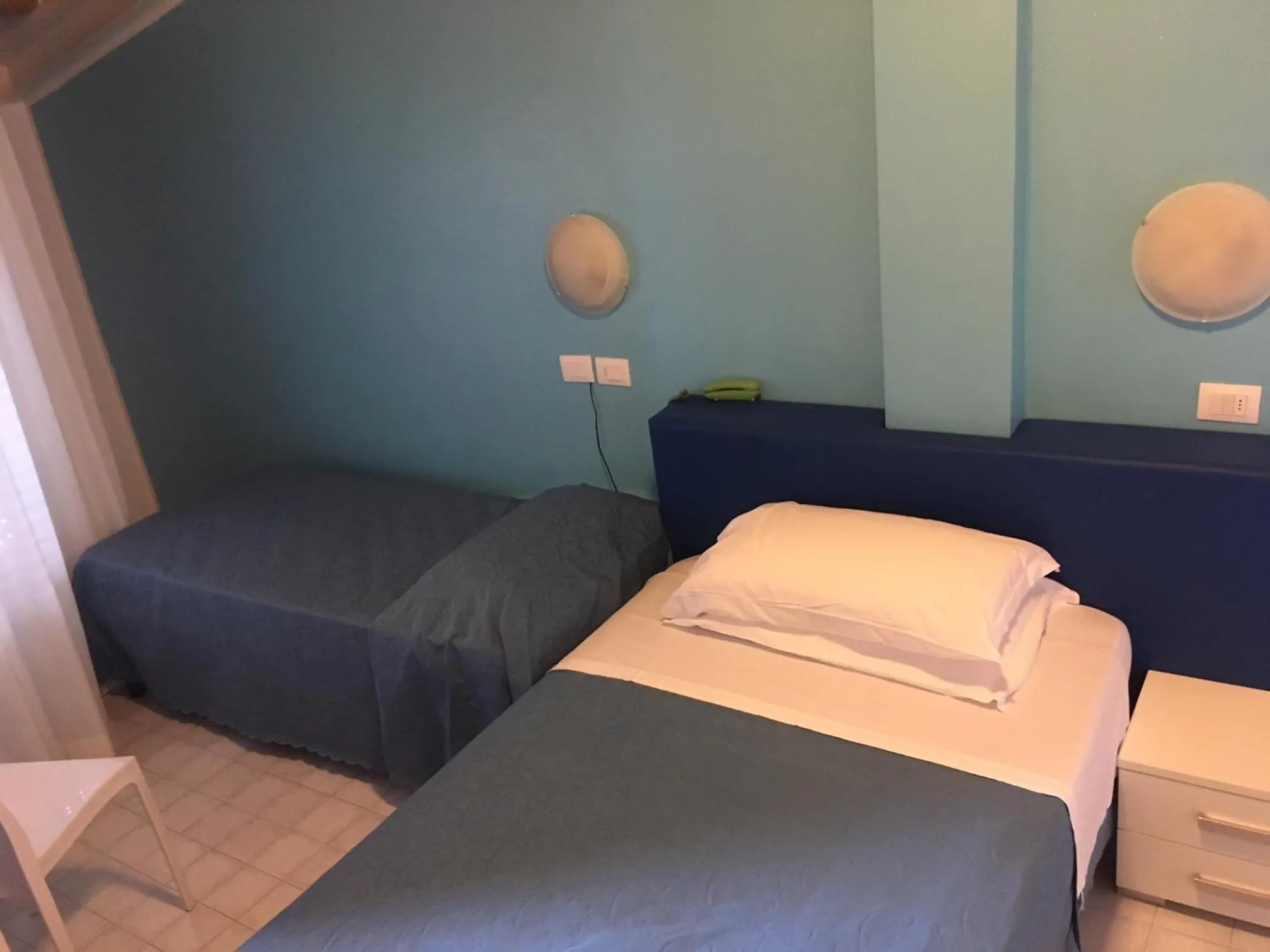 Bed in Hotel Albatros