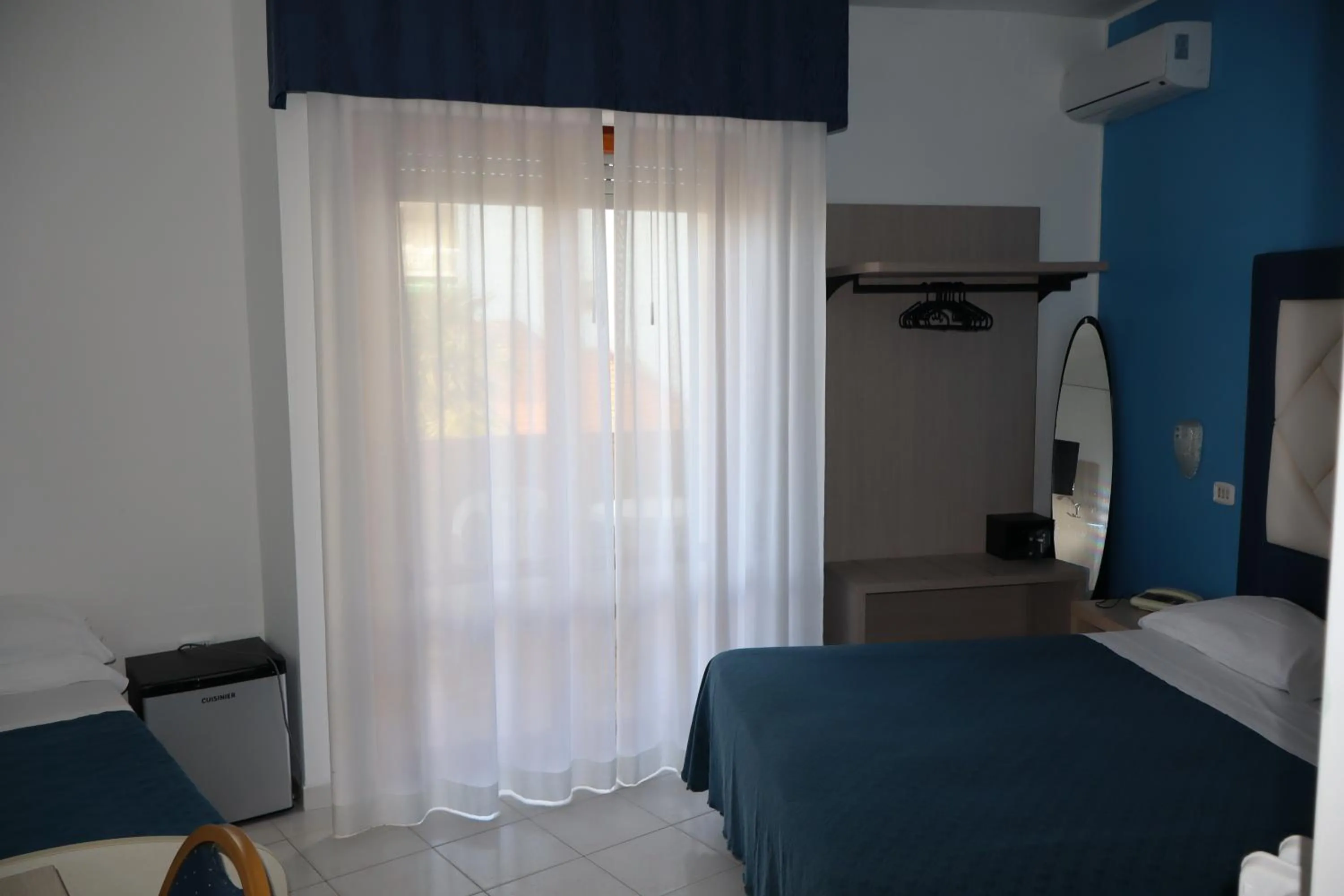 Bed in Hotel Albatros