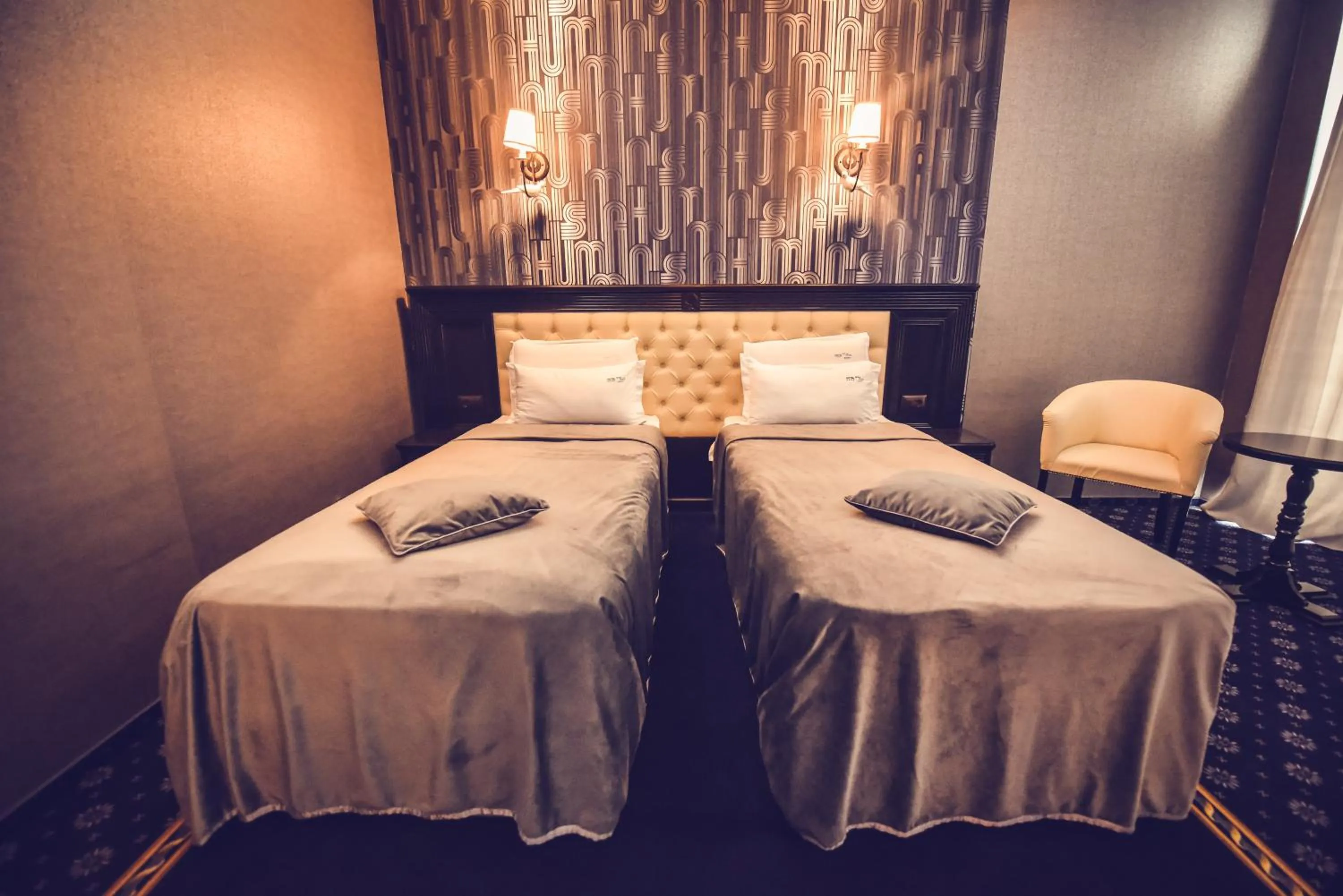 Bed in Hotel Spa Ice Resort