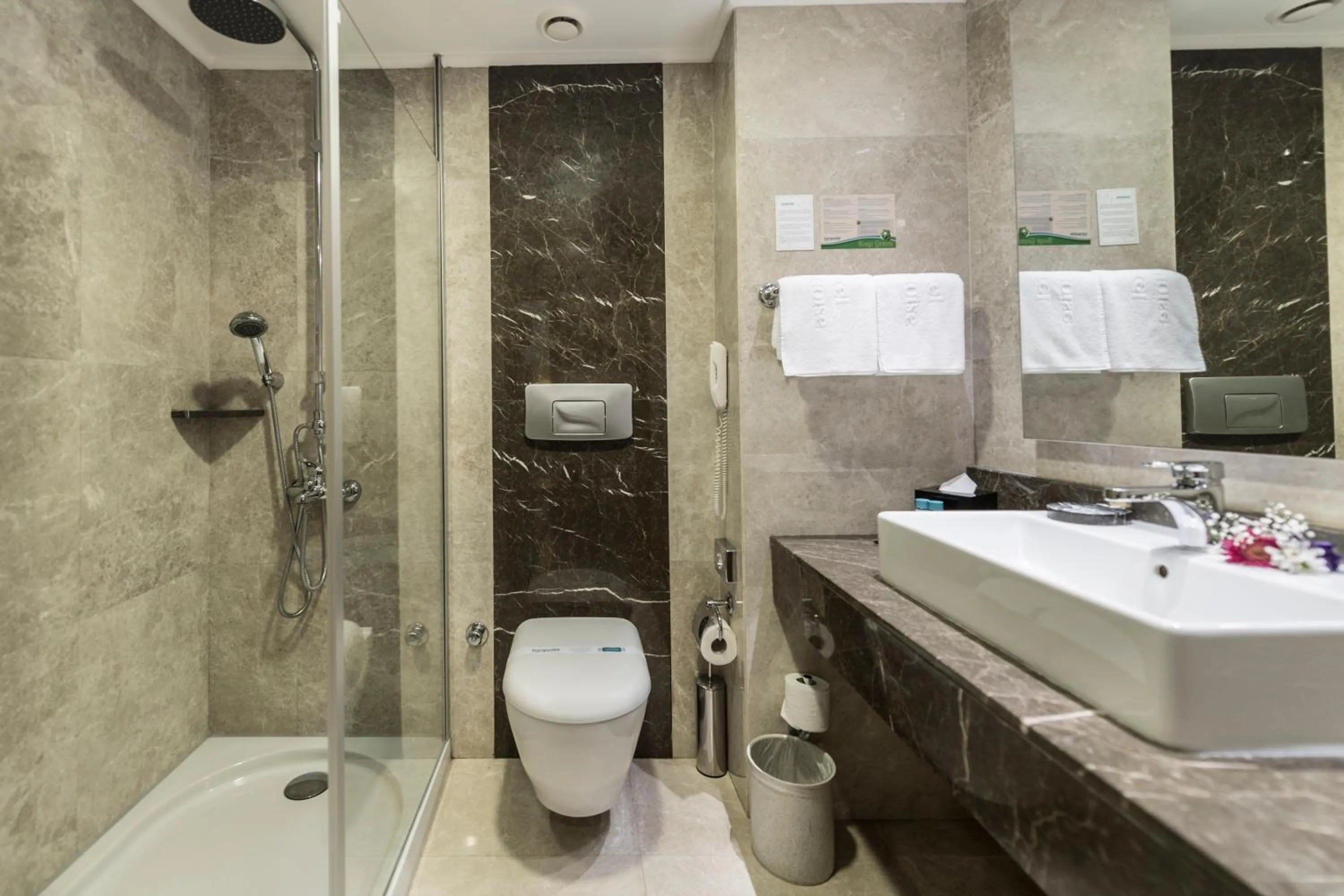 Toilet in Turquoise Hotel