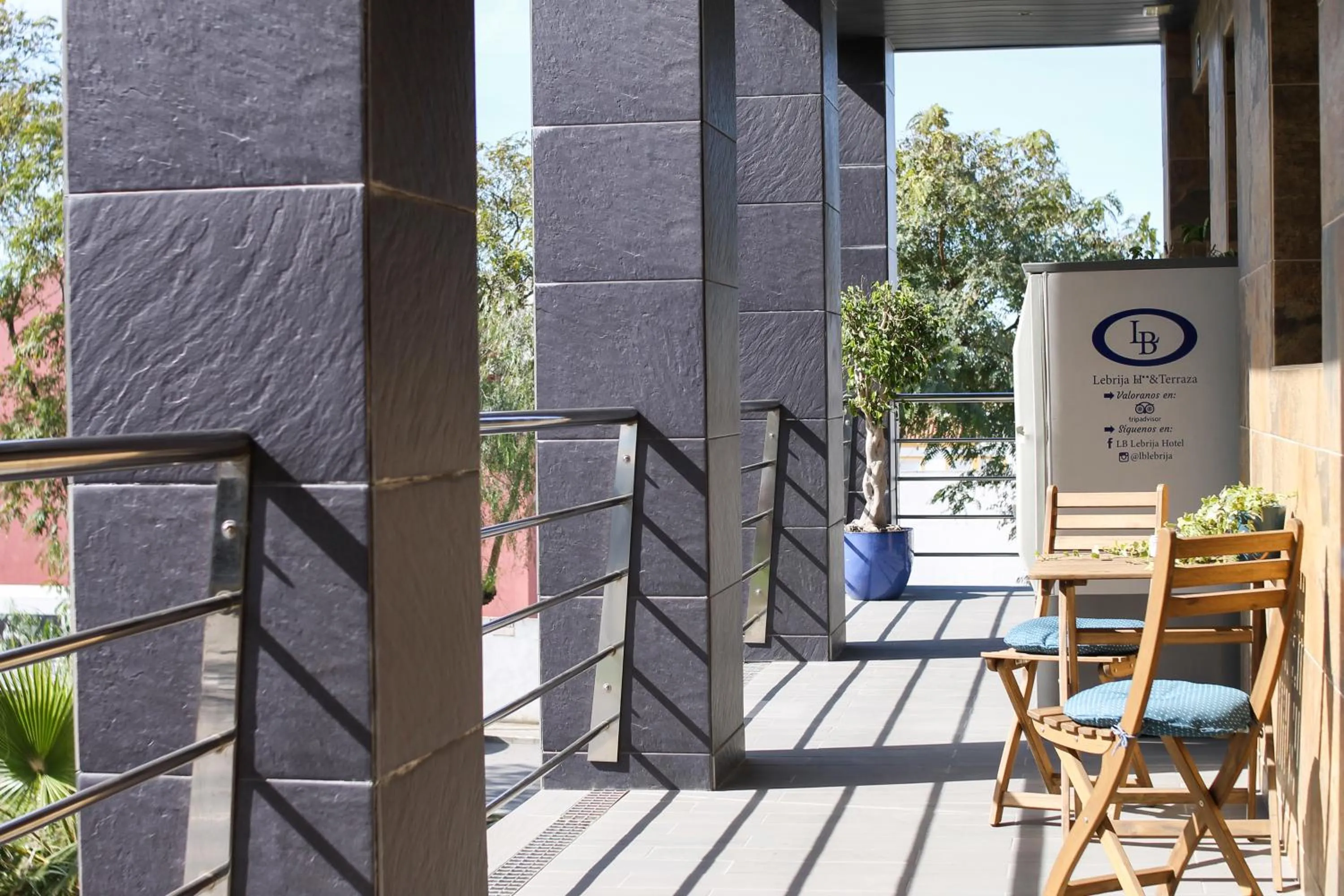 Balcony/Terrace in Hotel LB Lebrija by MA 22 Puntos