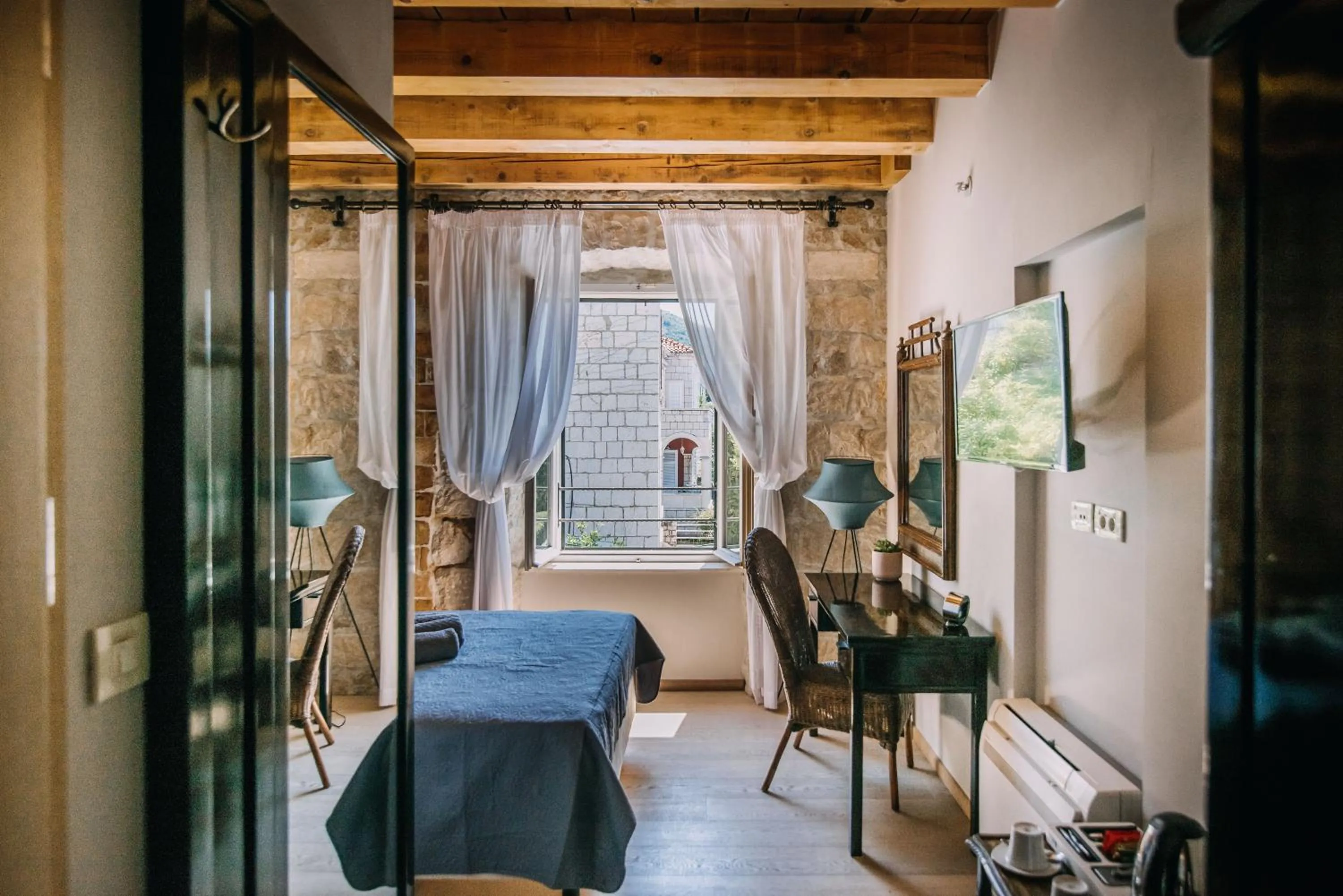 Bed in Villa Allure of Dubrovnik