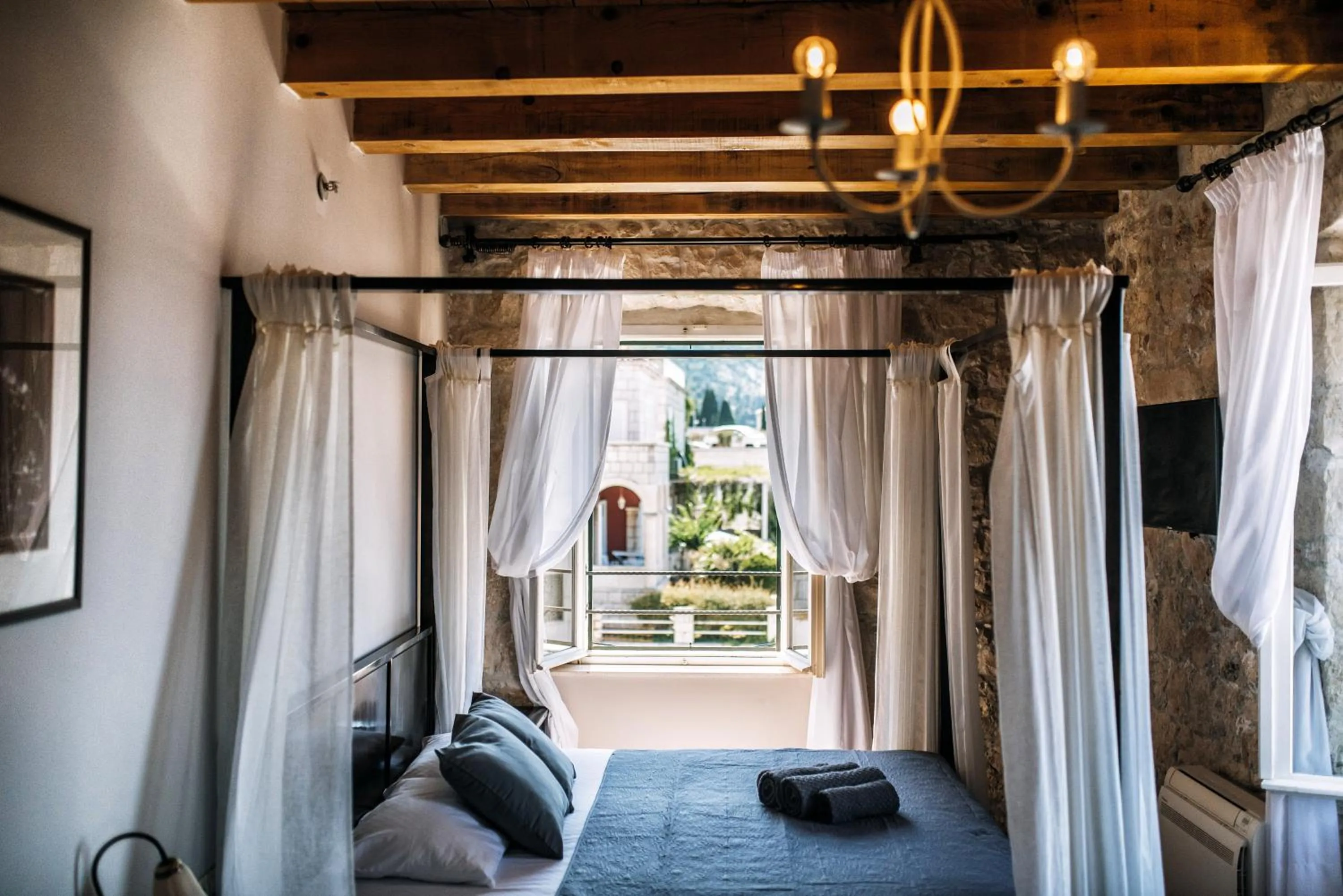 Bed in Villa Allure of Dubrovnik