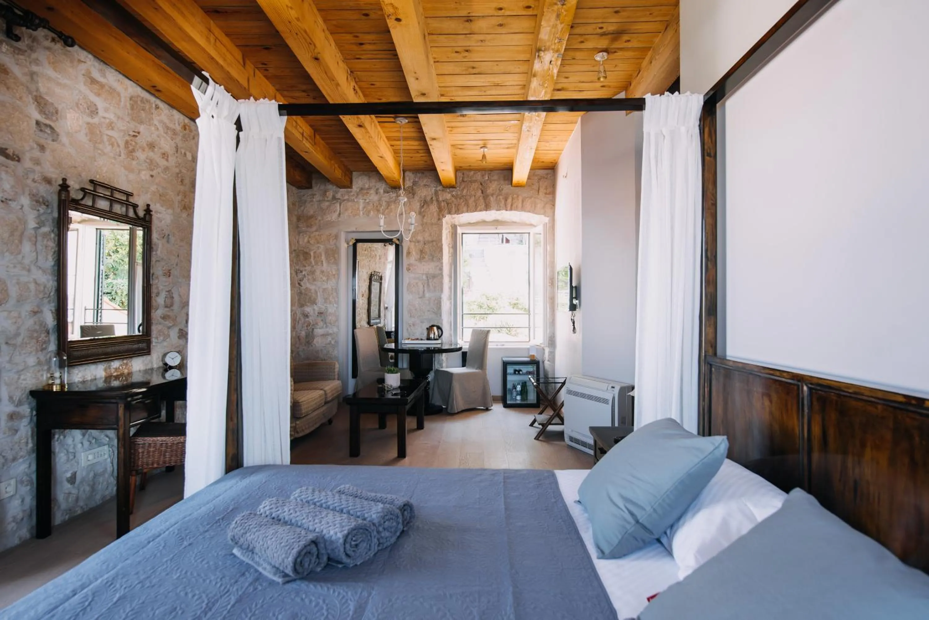 Bed in Villa Allure of Dubrovnik