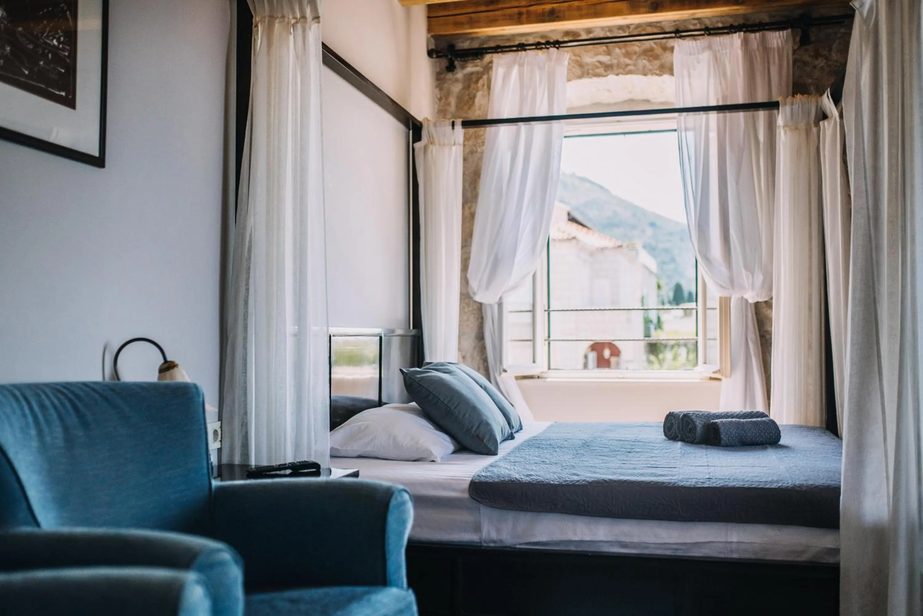 Bed in Villa Allure of Dubrovnik