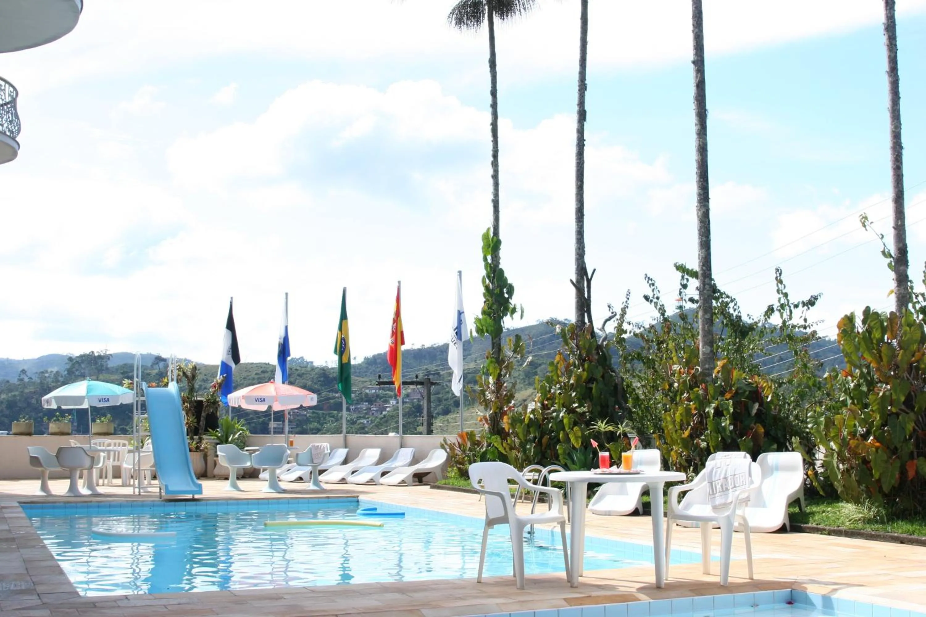 Pool view in Hotel Dominguez Master