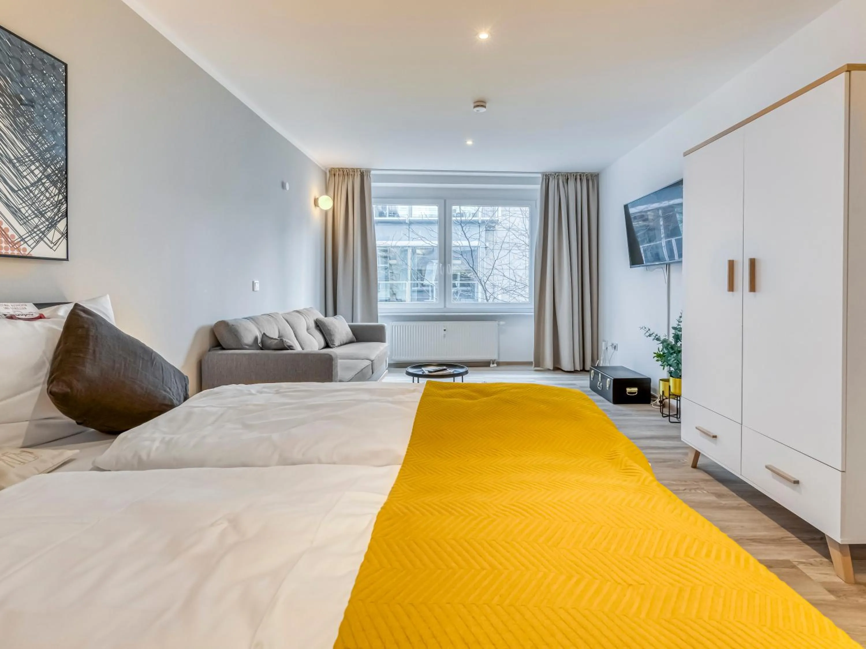 Bed in Limehome Essen Kibbelstraße