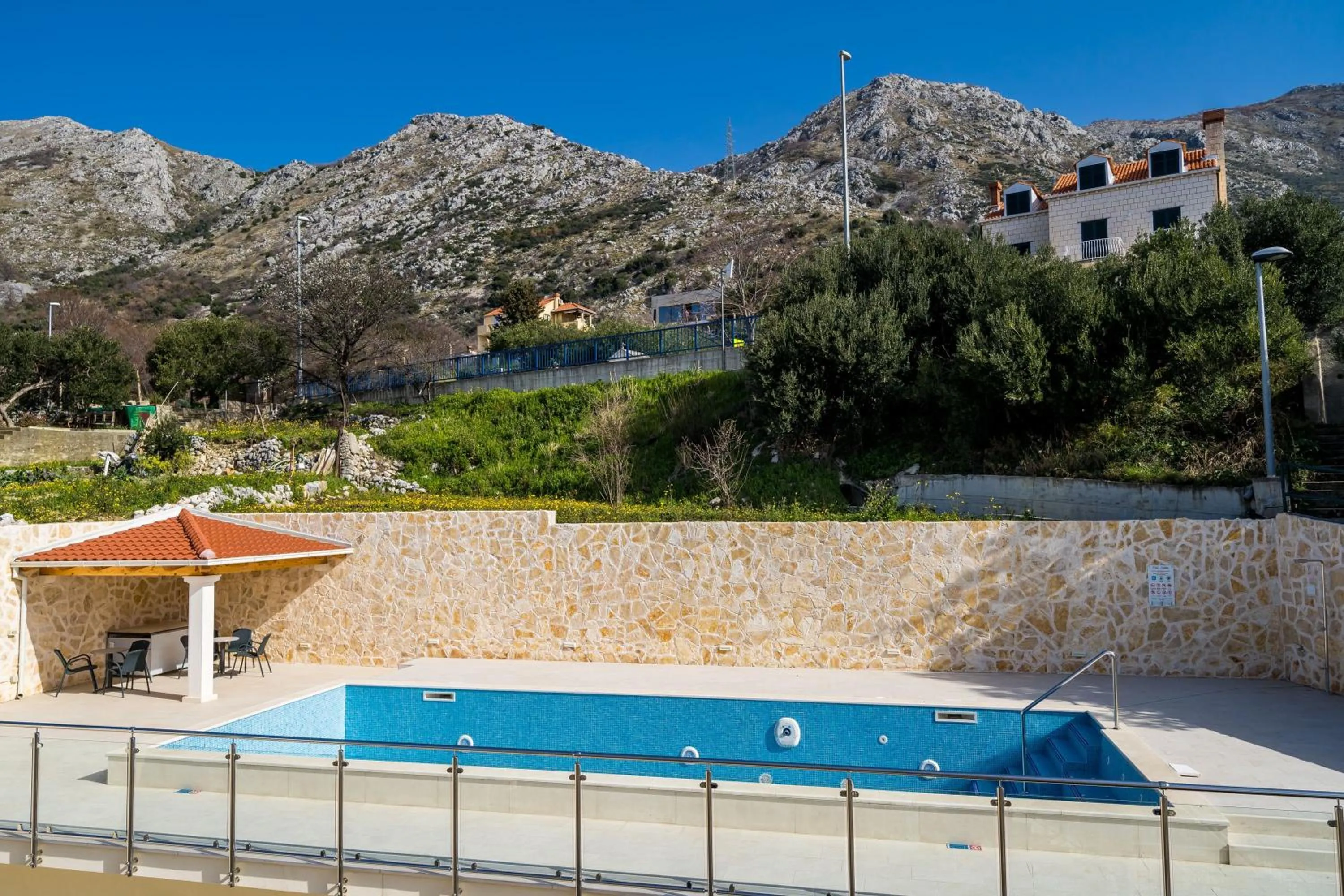 Swimming pool in Villa Samba