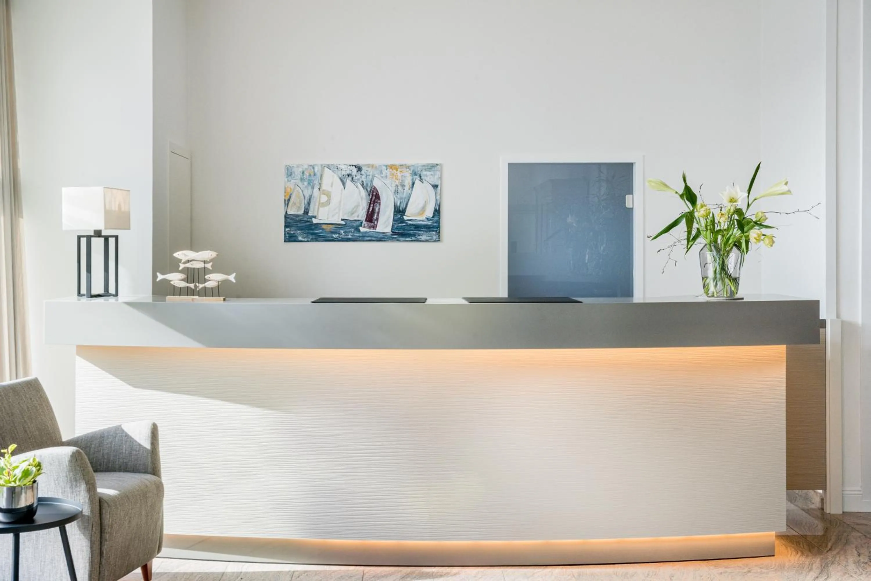 Lobby or reception in Hotel Bellevue