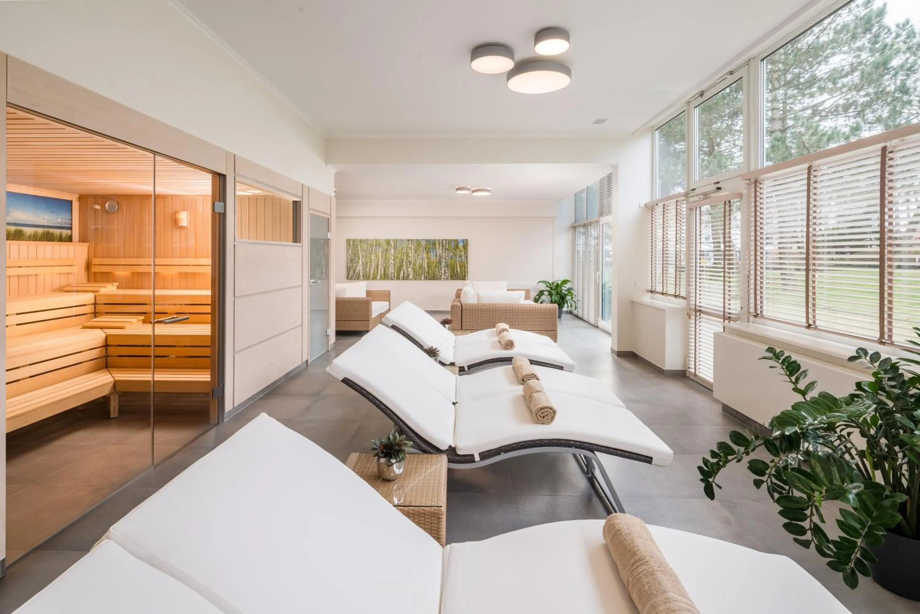 Spa and wellness centre/facilities in Hotel Bellevue