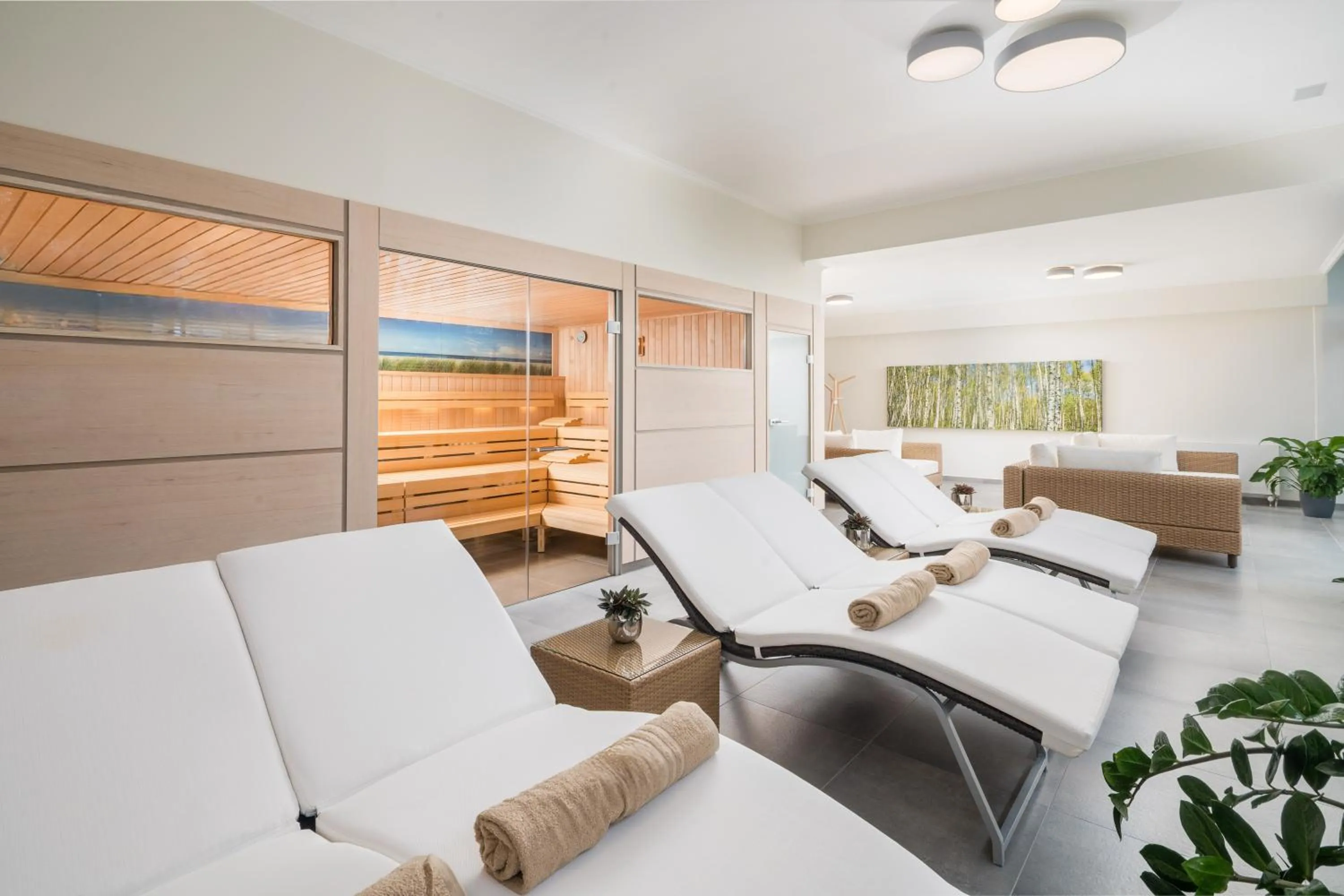 Spa and wellness centre/facilities in Hotel Bellevue