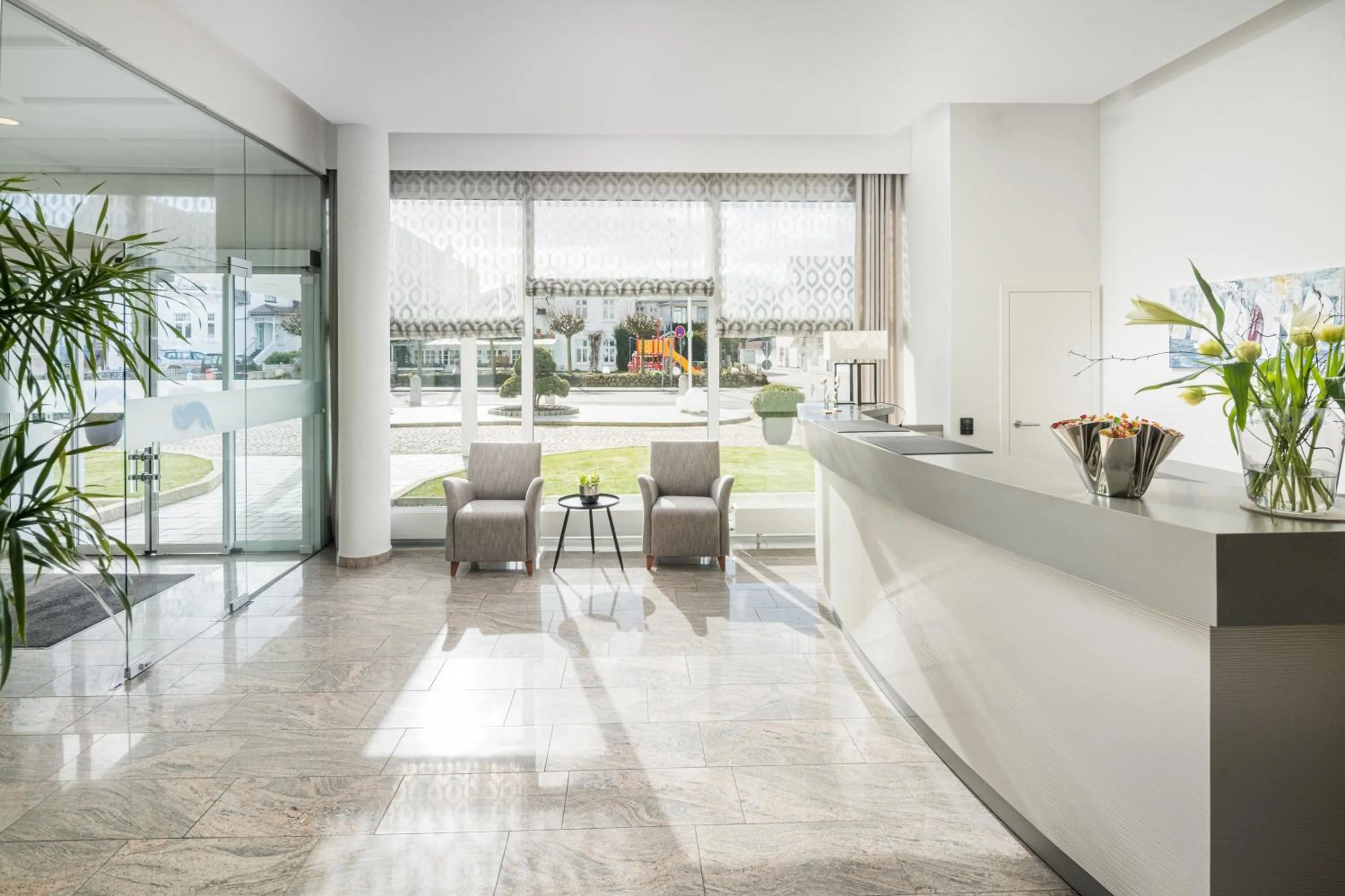 Lobby or reception in Hotel Bellevue
