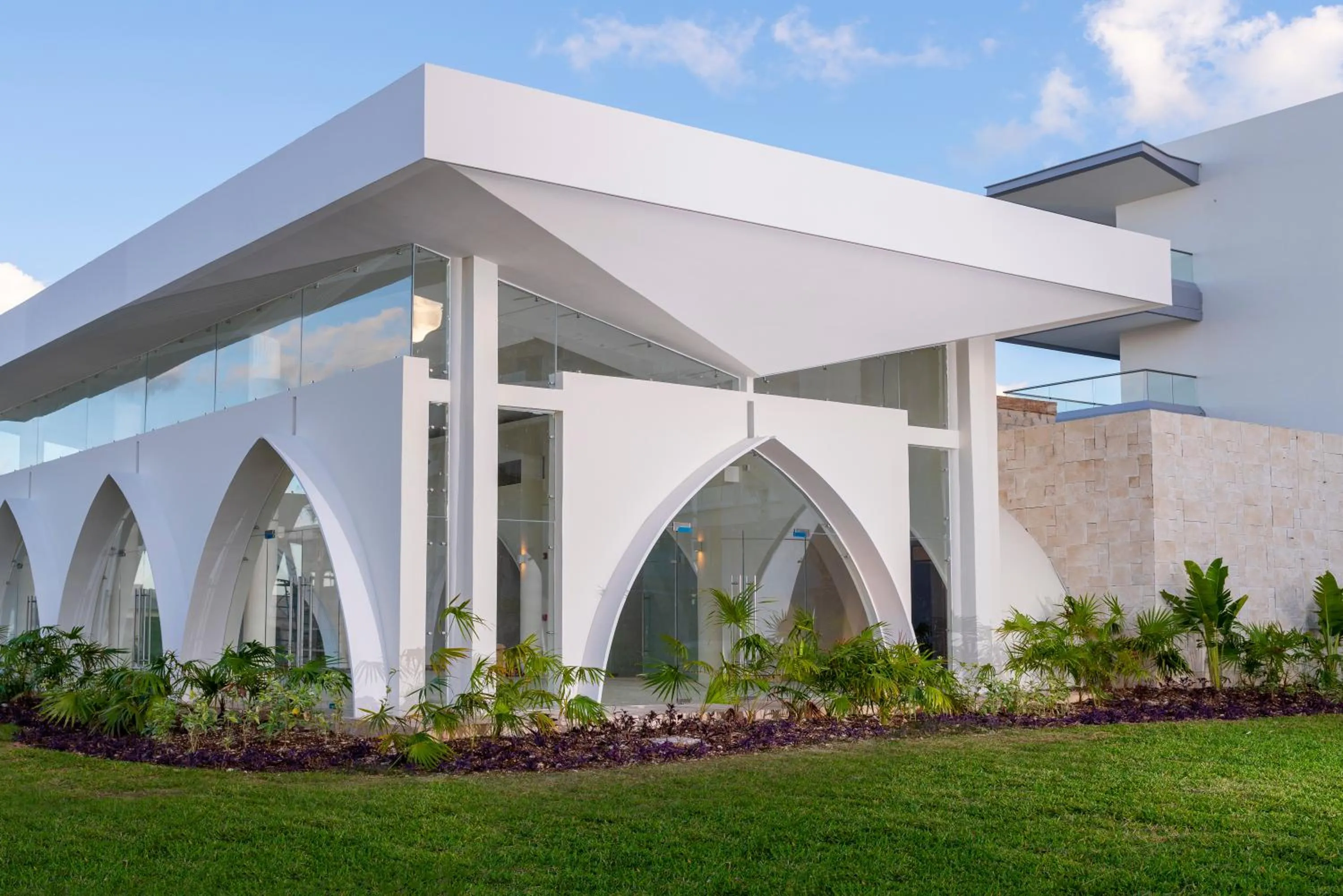 Property building in Planet Hollywood Cancun Adult Scene by Royalton, An Autograph Collection All-Inclusive Resort - Adults Only