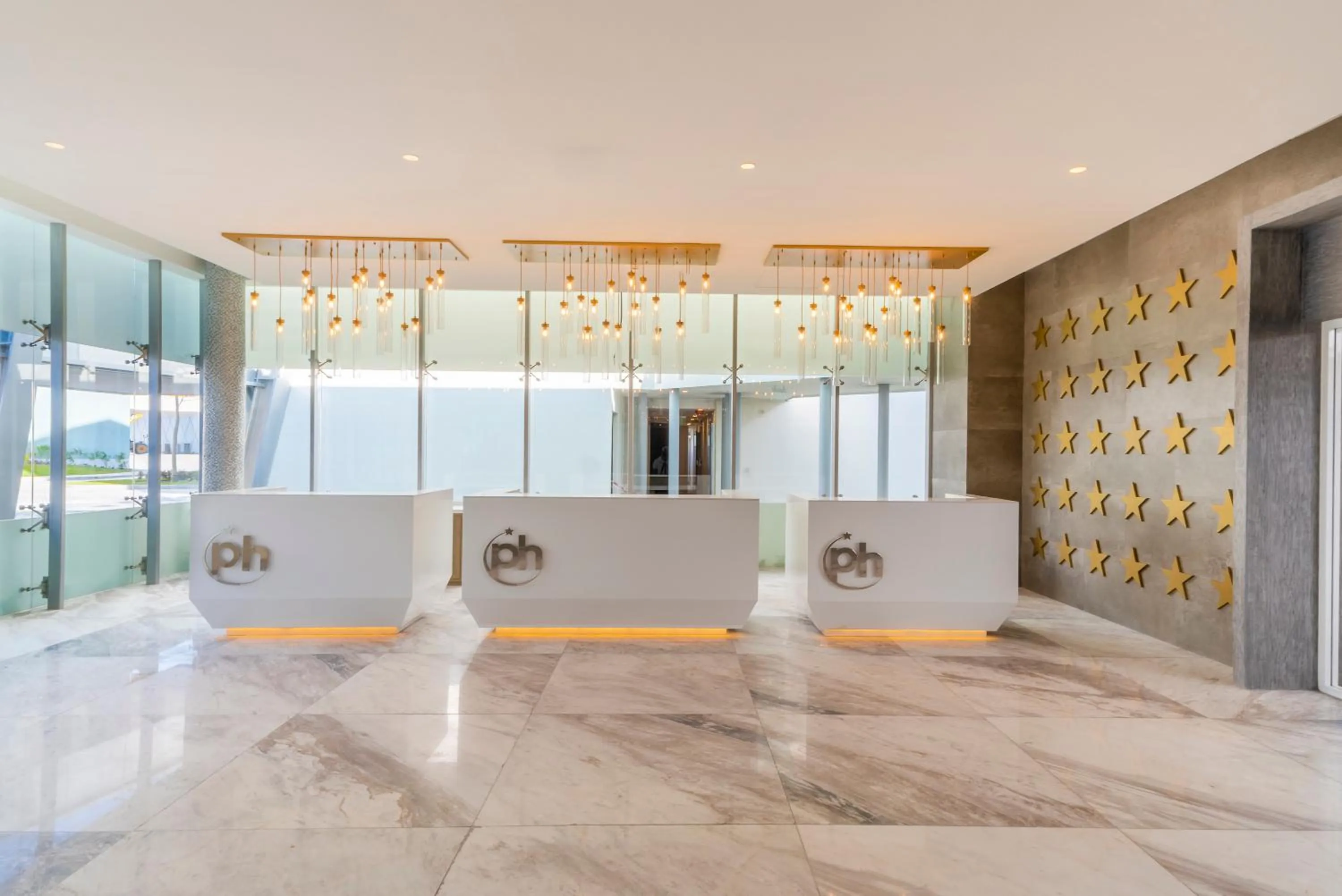 Lobby or reception in Planet Hollywood Cancun Adult Scene by Royalton, An Autograph Collection All-Inclusive Resort - Adults Only