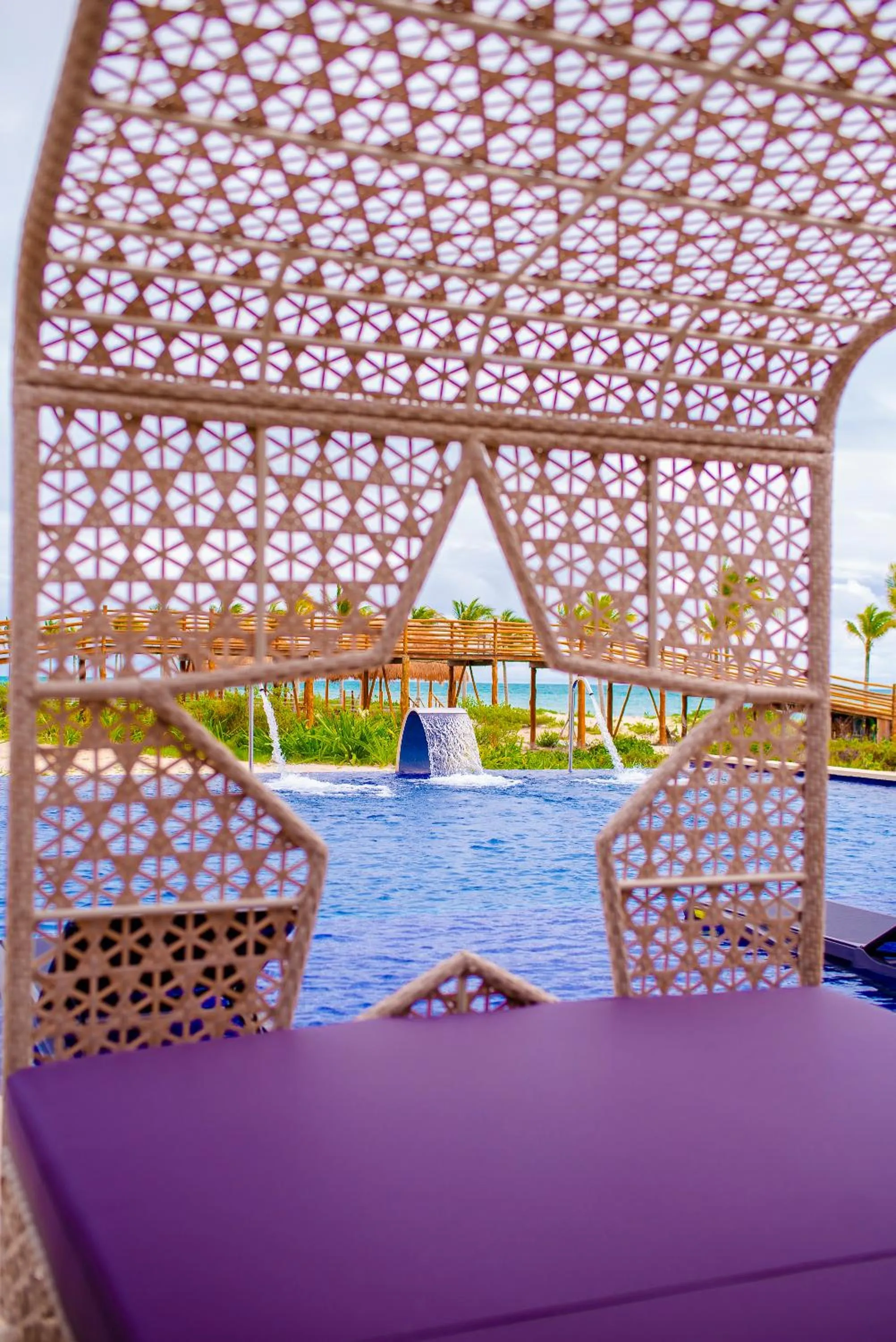 Swimming pool in Planet Hollywood Cancun Adult Scene by Royalton, An Autograph Collection All-Inclusive Resort - Adults Only