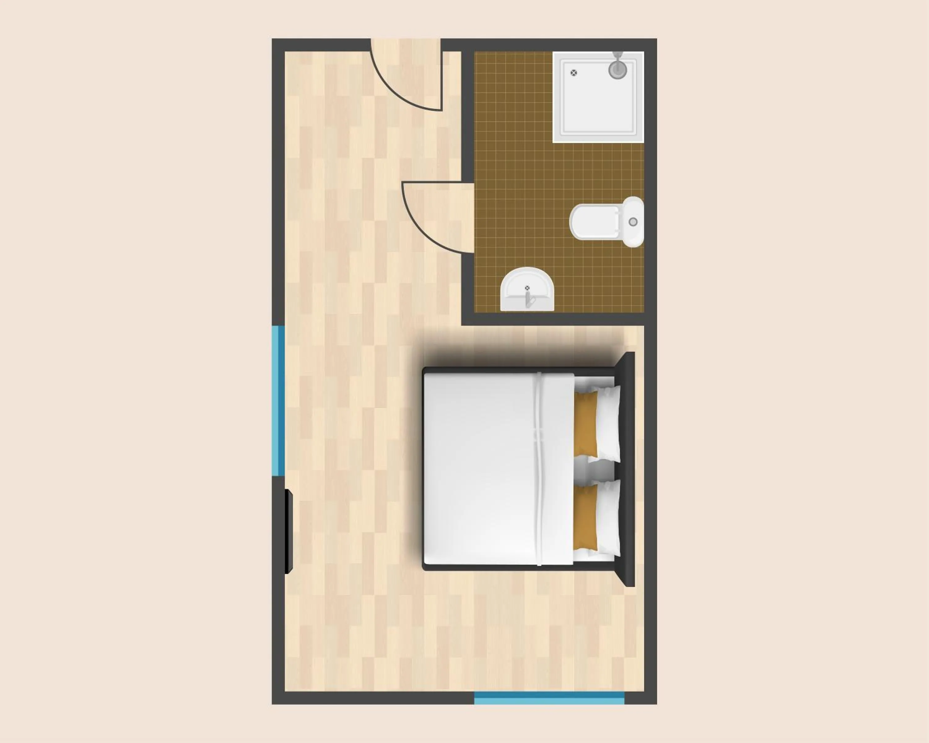 Floor plan in Gasthaus Sulzfluh
