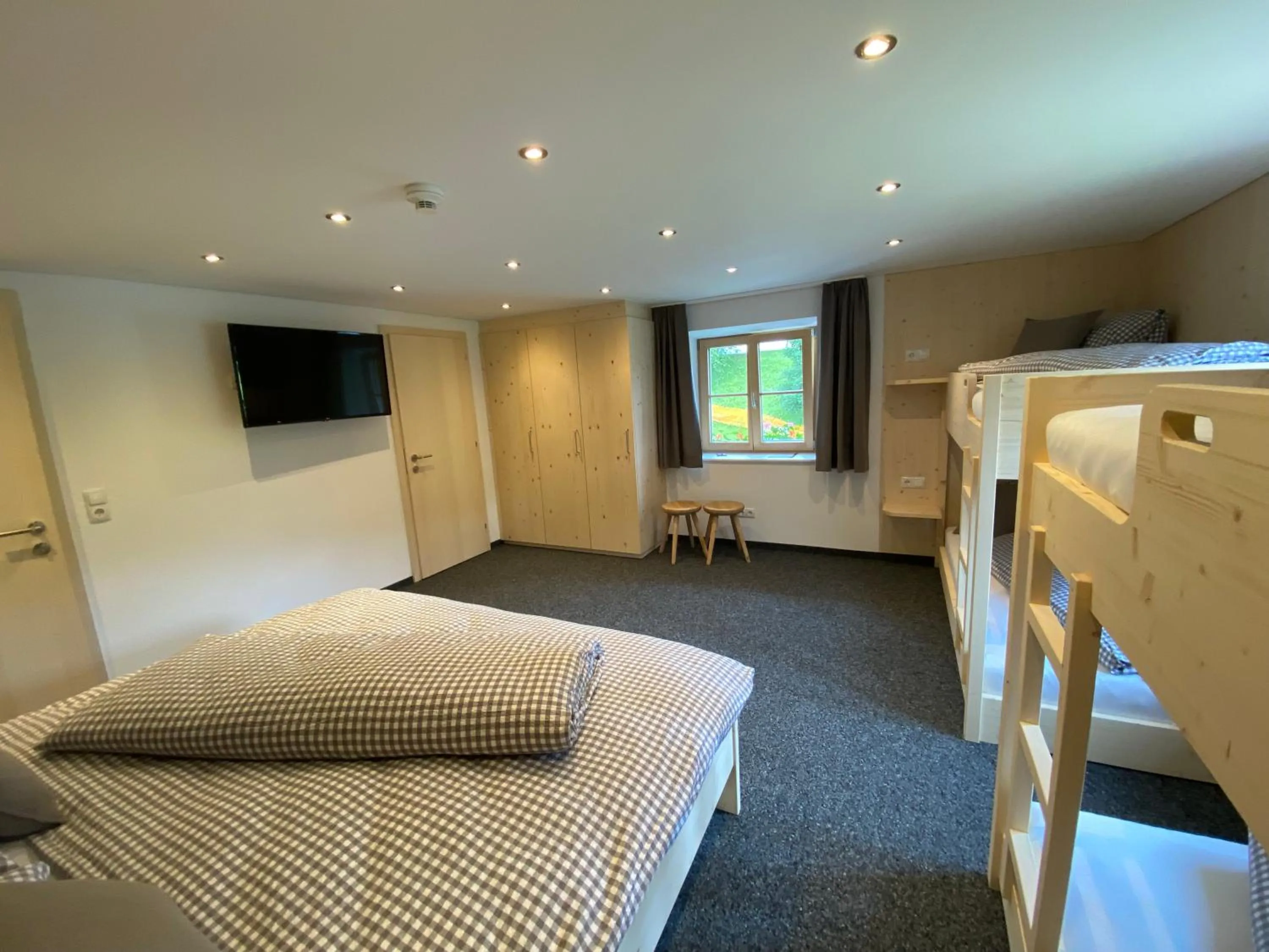 Bed in Gasthaus Sulzfluh