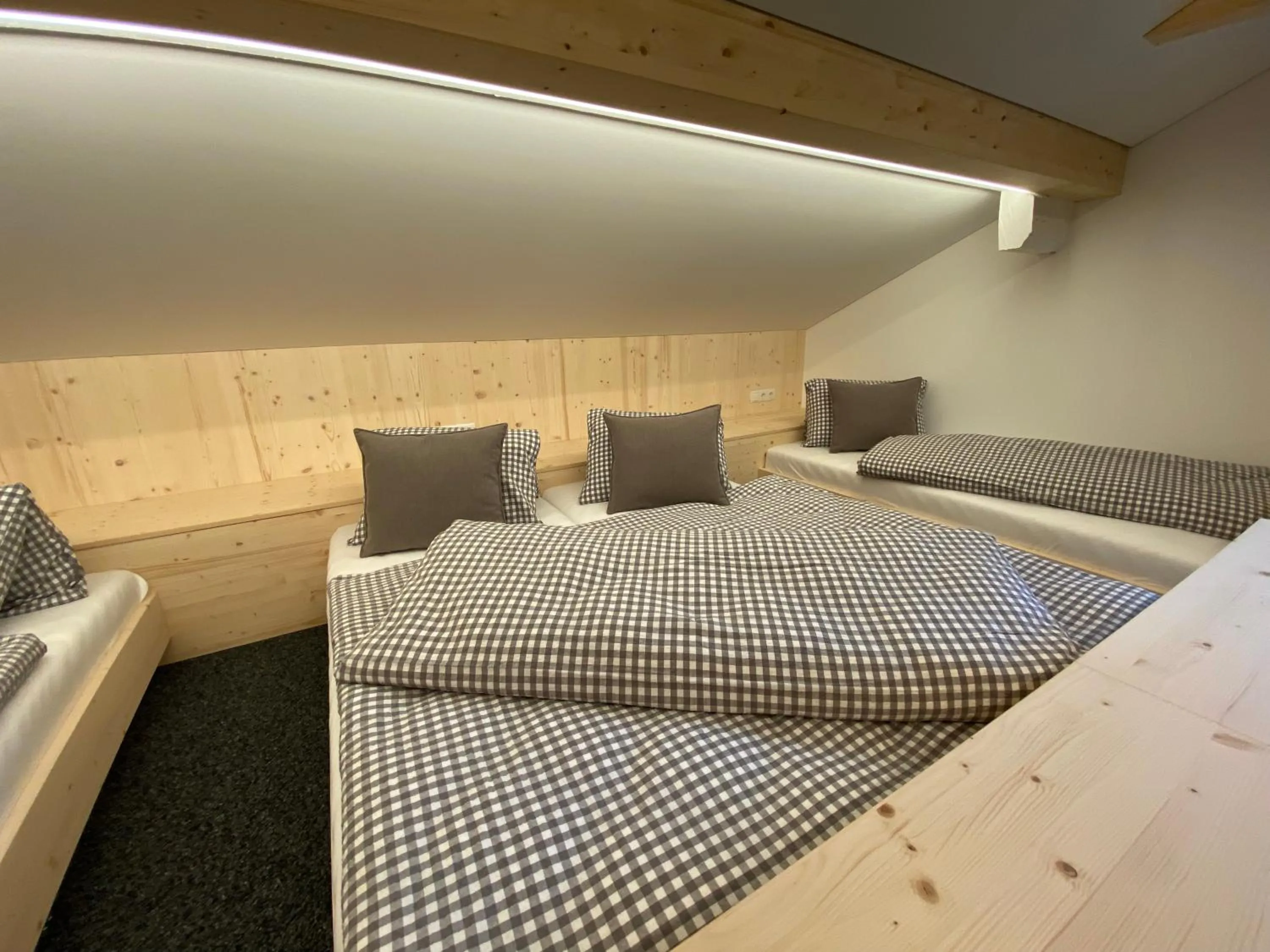 Bed in Gasthaus Sulzfluh