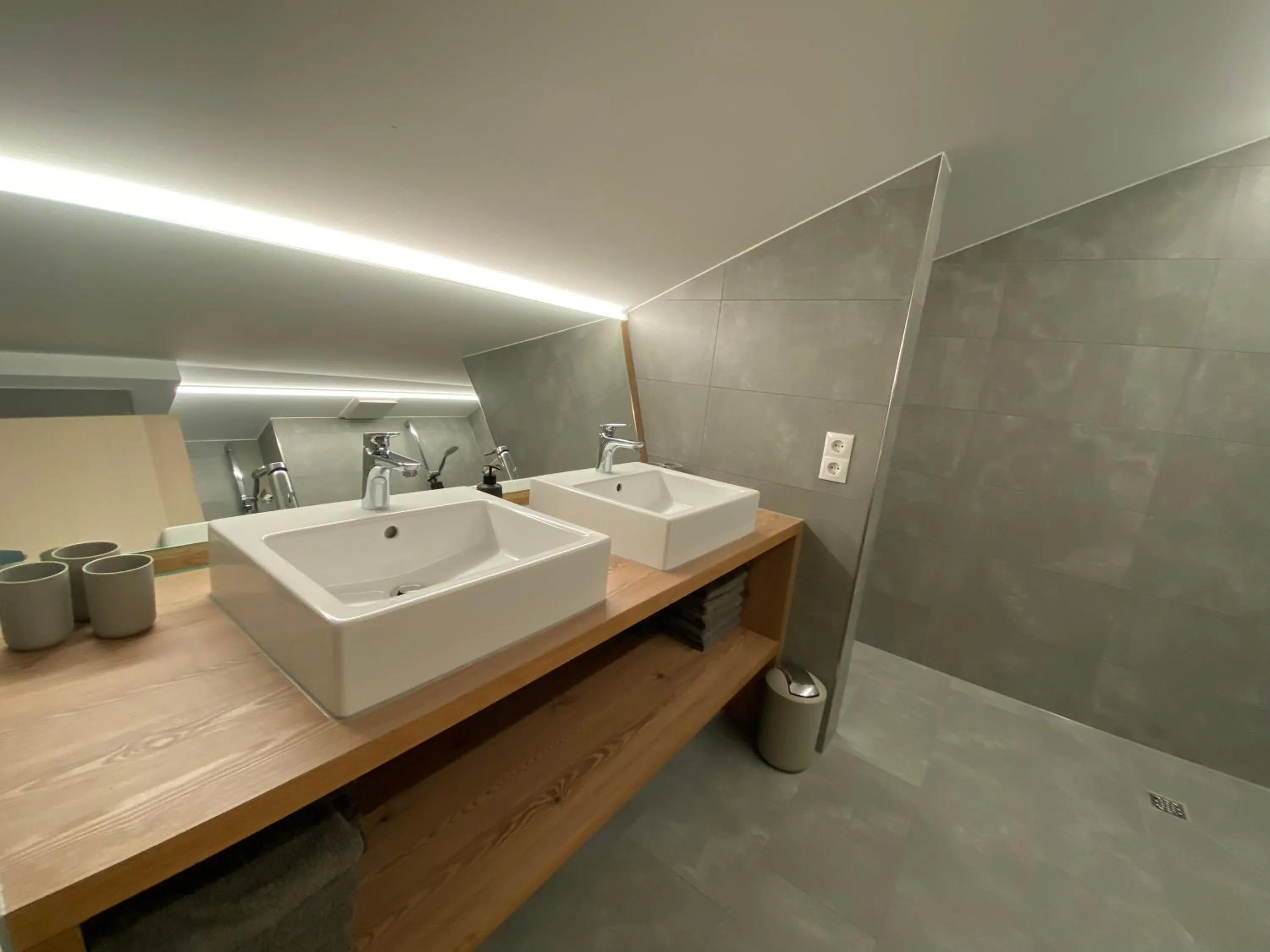 Bathroom in Gasthaus Sulzfluh